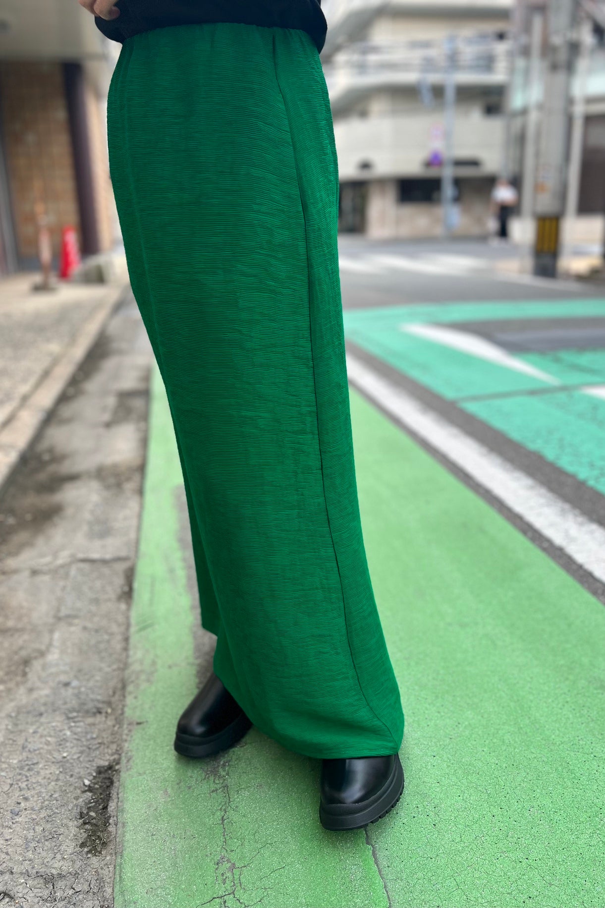 ファブリックカラーカラースカート