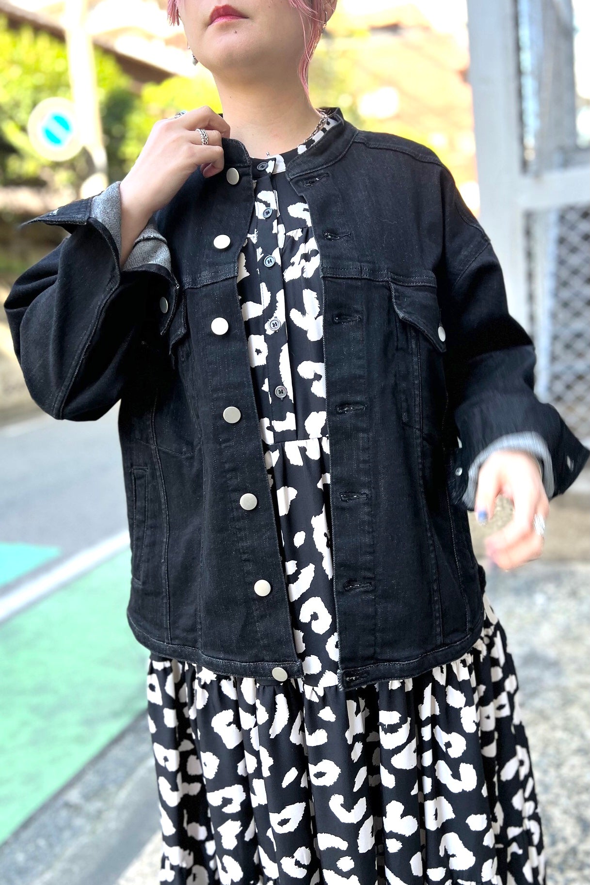 ストレッチデニムジャケット