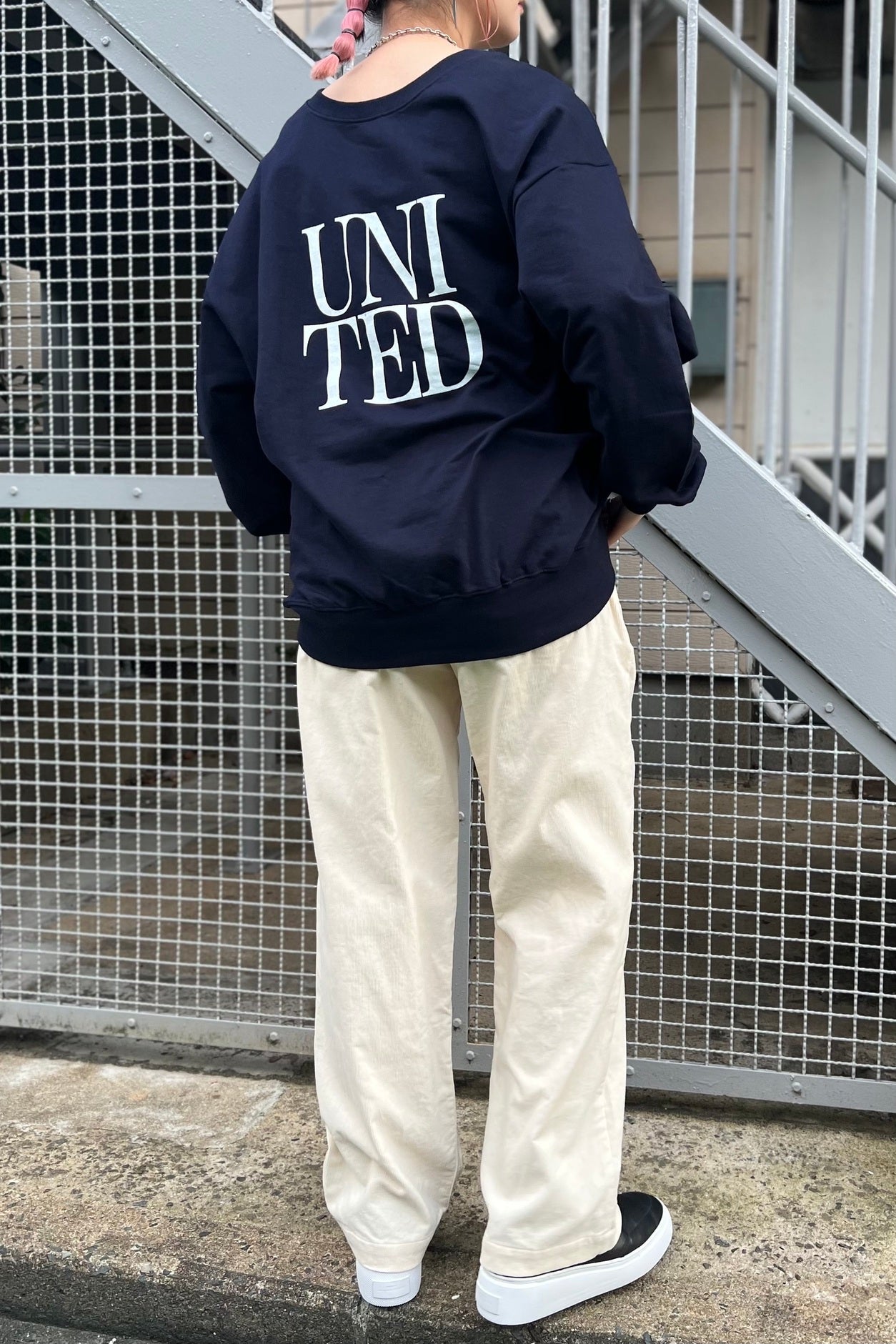 UNITEDロゴ2wayロンTee