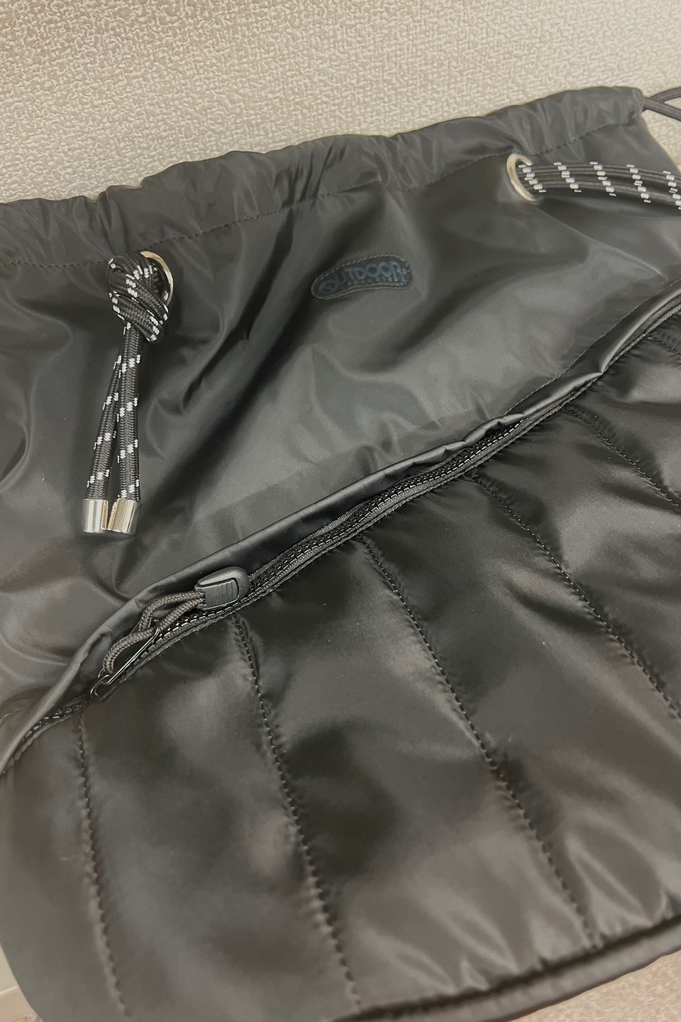 +81BRANCA×OUTDOOR PRODUCTS ステッチデザインナップサック