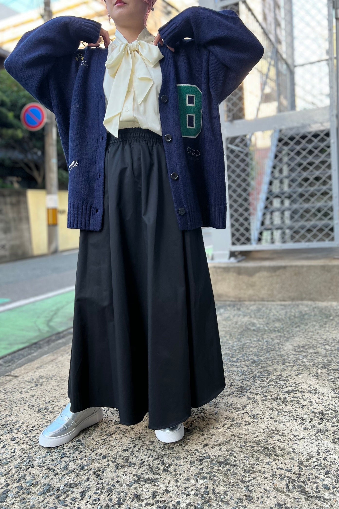 ハンドステッチニットカーディガン
