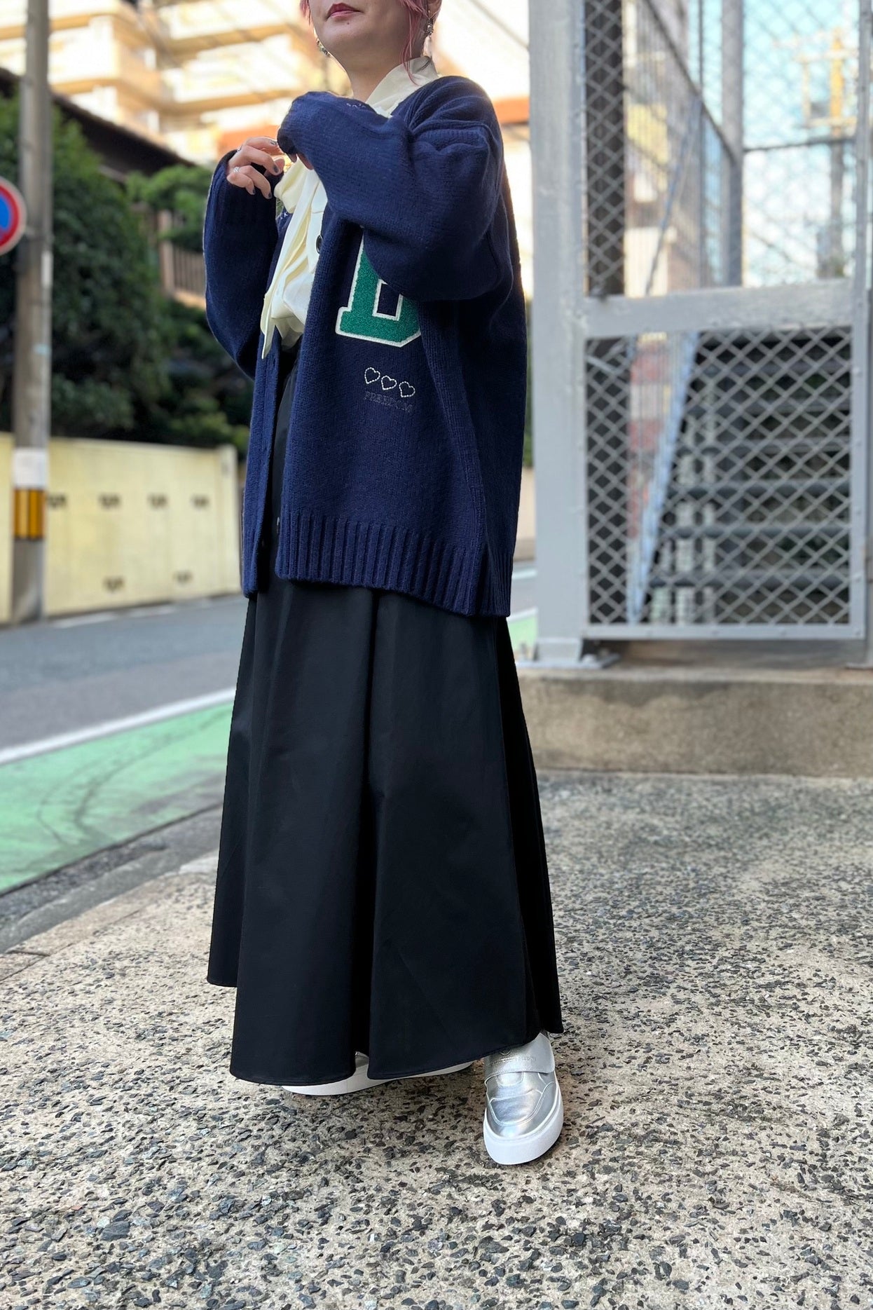 ハンドステッチニットカーディガン