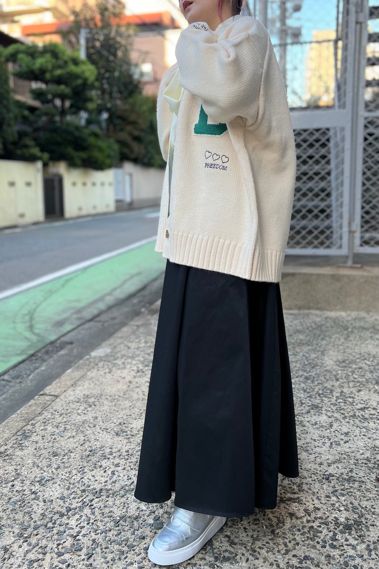 ハンドステッチニットカーディガン