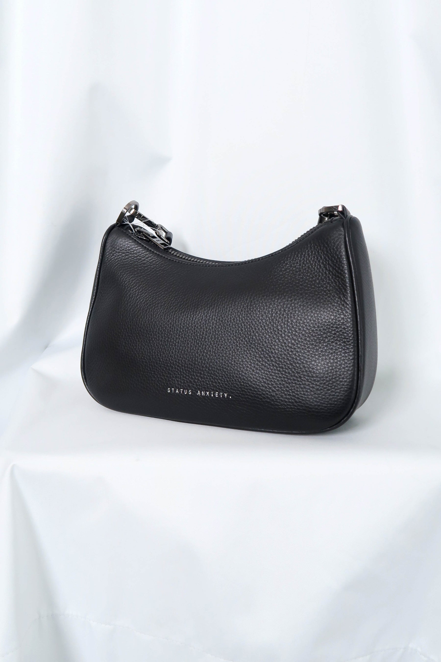 STATUS ANXIETY(ステータスアングザエティー)ショルダー付きハンドバッグ レザー/ペブルレザー/インポート/バッグ