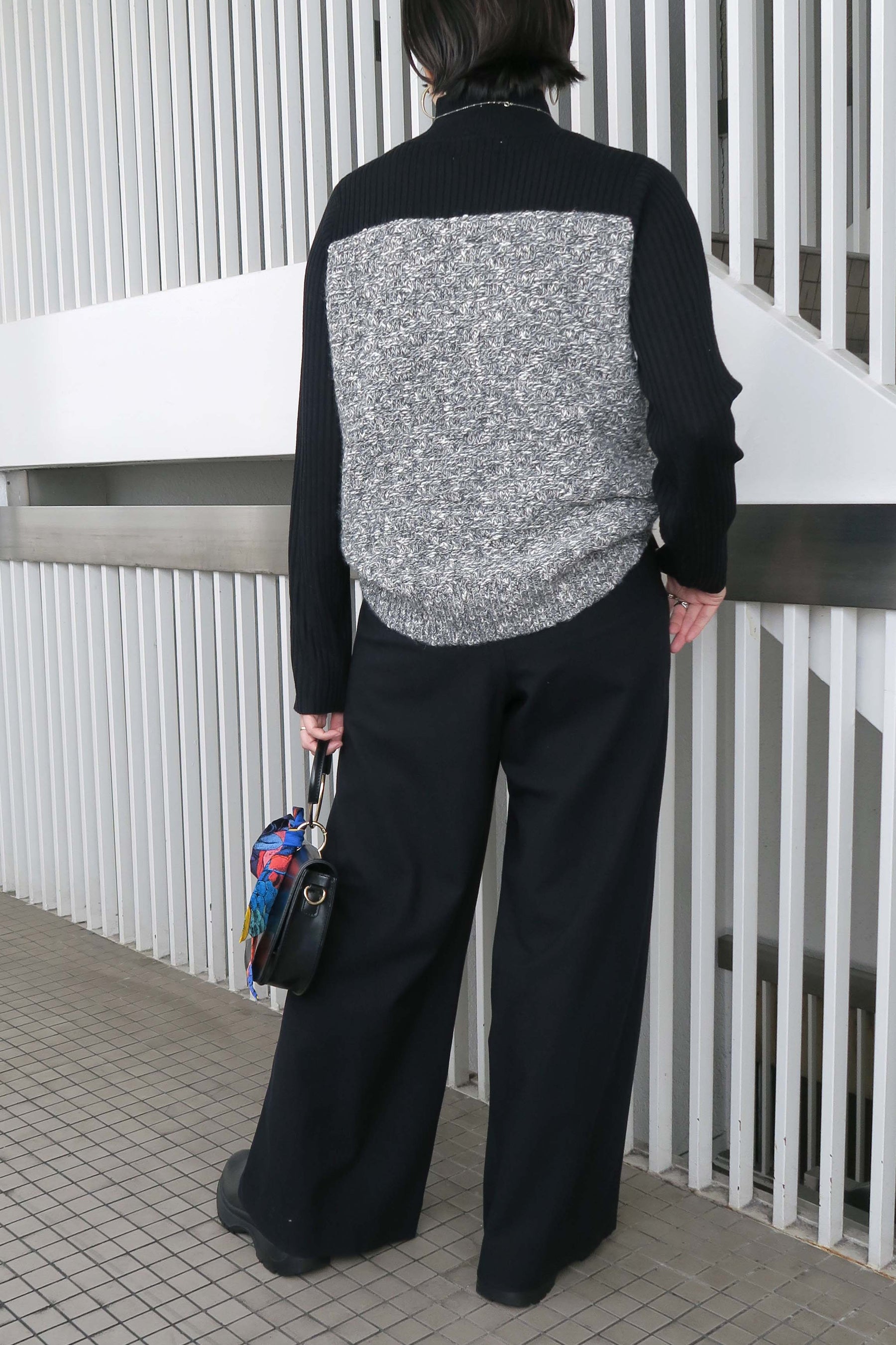 ウォームストレッチワイドパンツ