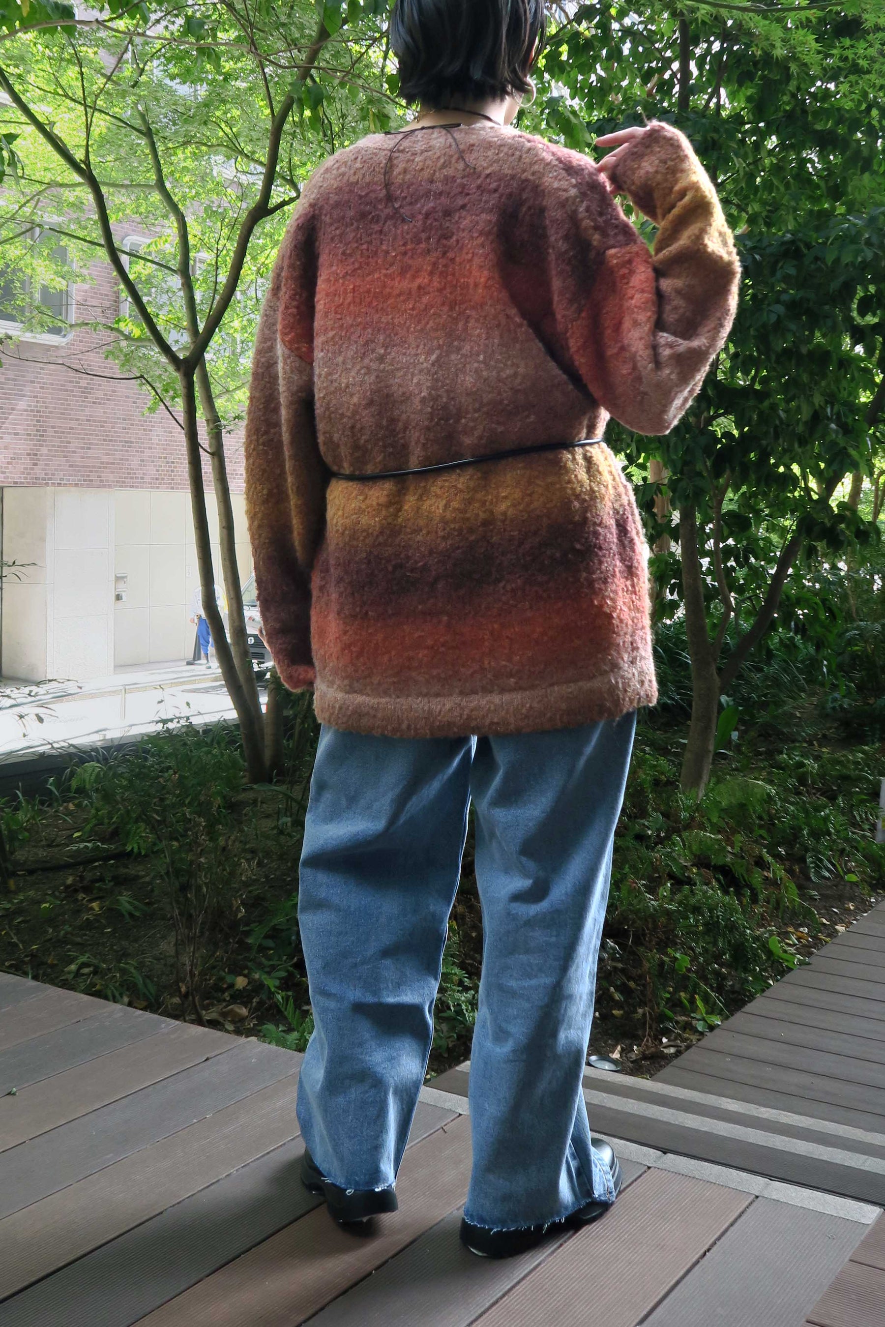 ファンシーヤーンカーディガン