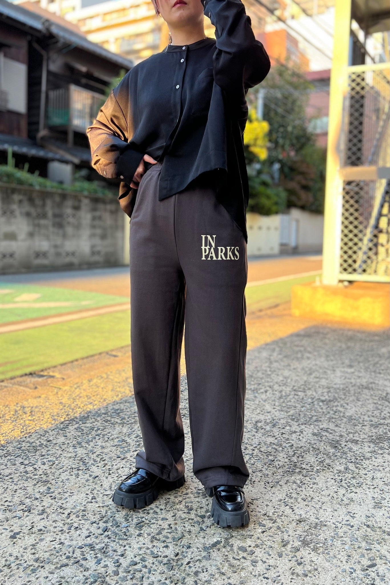 CHIGNON (シニヨン) 裏毛スウェットロゴ2wayパンツ 3235-360ko レディース y2k