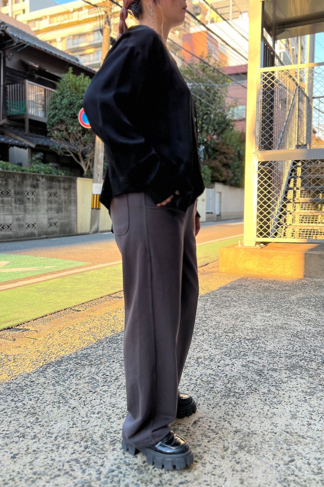 CHIGNON (シニヨン) 裏毛スウェットロゴ2wayパンツ 3235-360ko レディース y2k