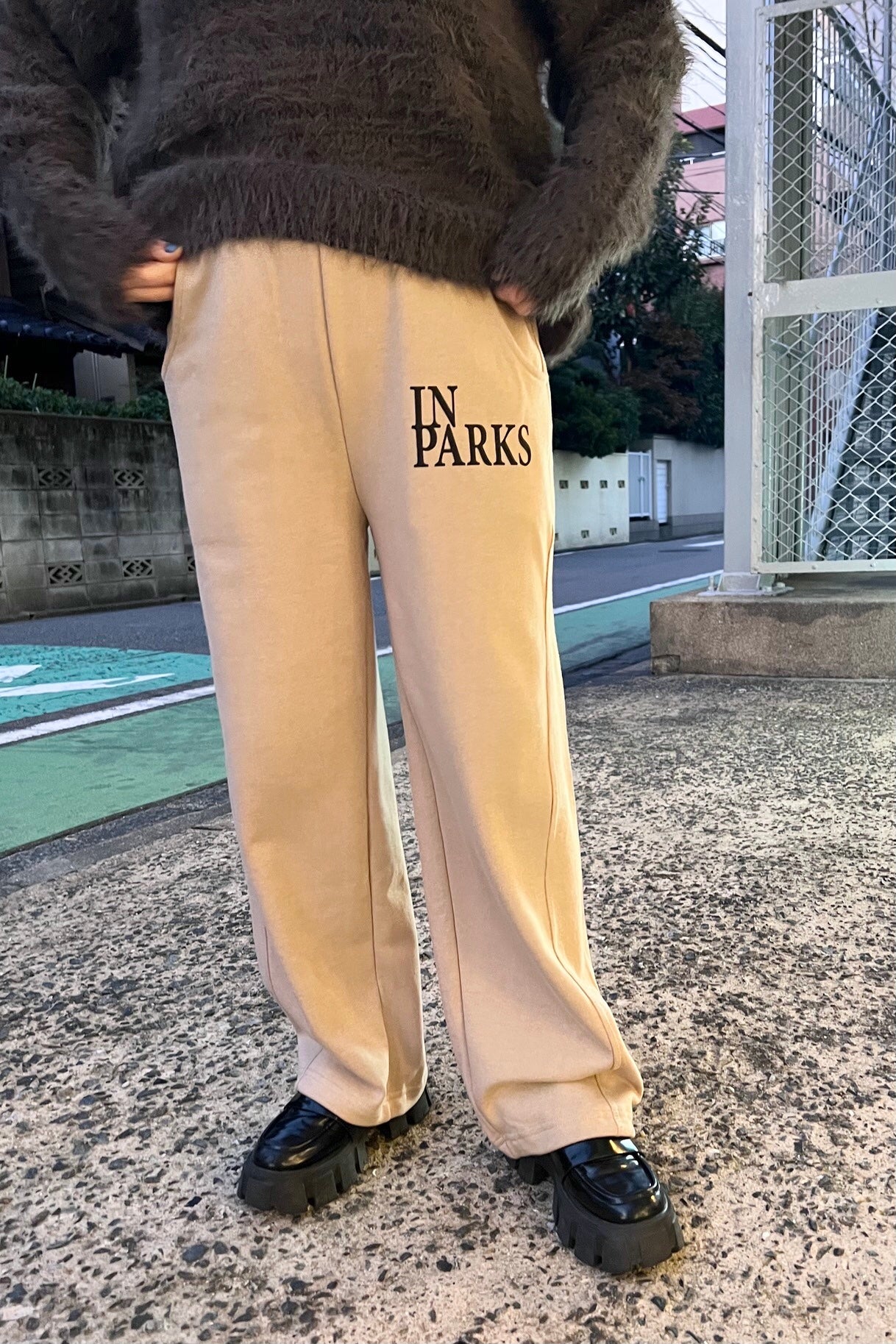 CHIGNON (シニヨン) 裏毛スウェットロゴ2wayパンツ 3235-360ko レディース y2k