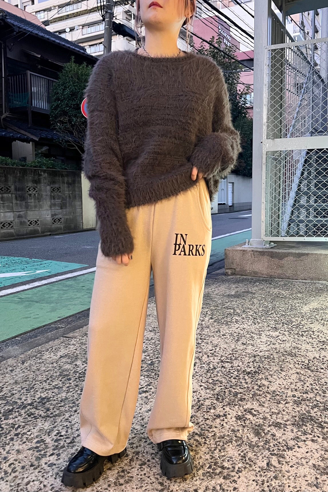 CHIGNON (シニヨン) 裏毛スウェットロゴ2wayパンツ 3235-360ko レディース y2k