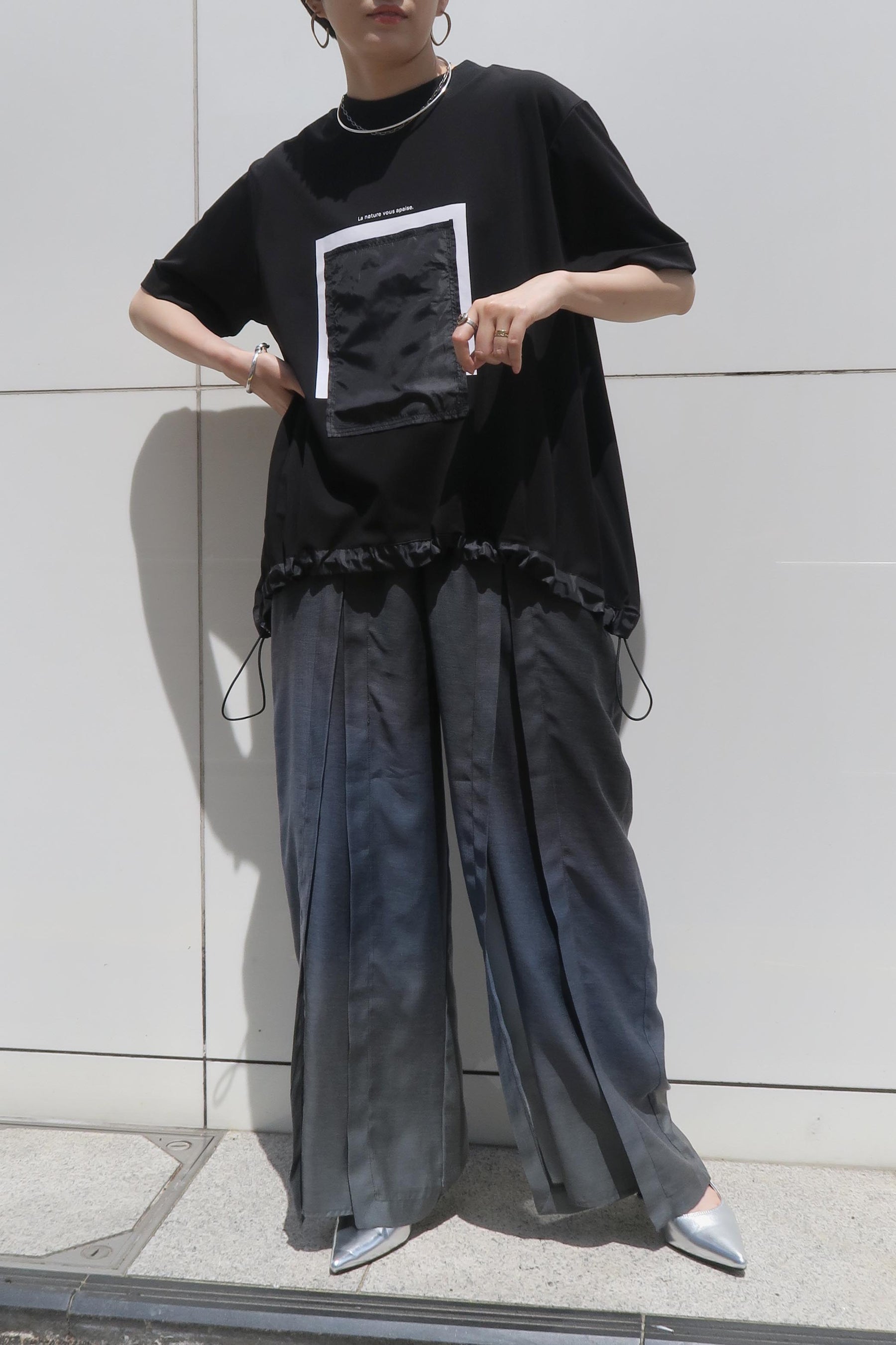 33℃ (サーティスリー) ドライカノコ パッチ カットソー Tシャツ/モード/レディース/トレンド