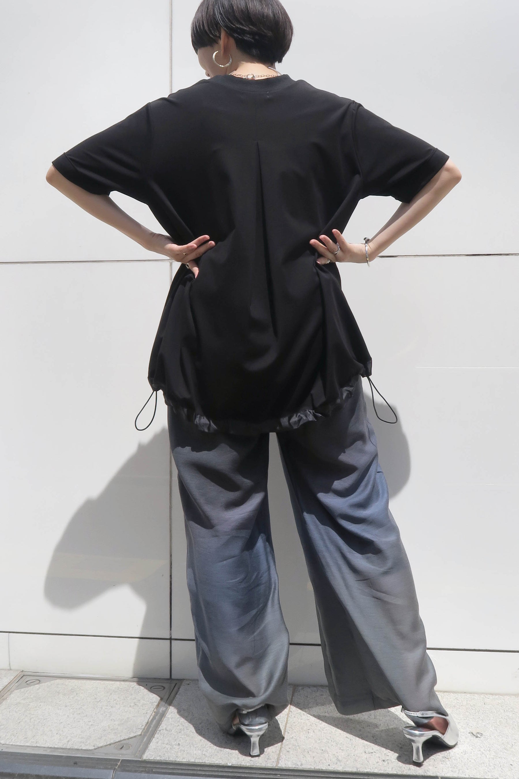 33℃ (サーティスリー) ドライカノコ パッチ カットソー Tシャツ/モード/レディース/トレンド