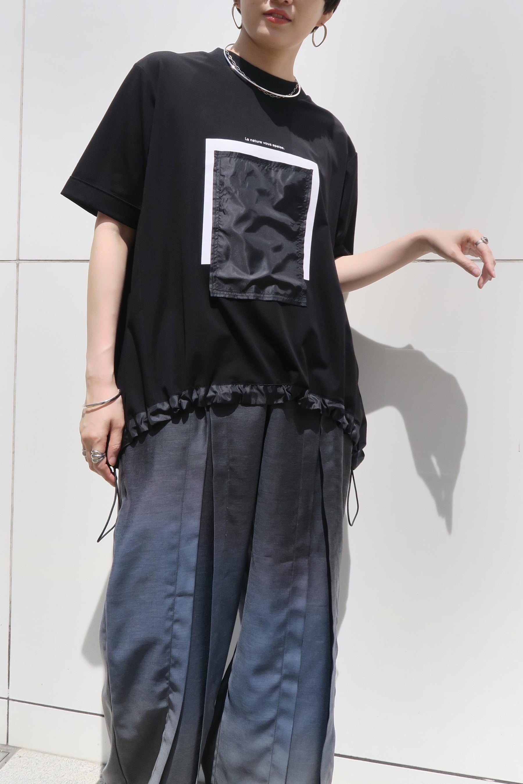 33℃ (サーティスリー) ドライカノコ パッチ カットソー Tシャツ/モード/レディース/トレンド