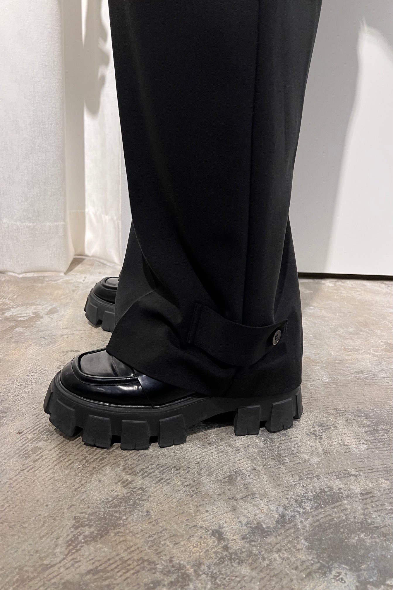 ダブルウエストパンツ