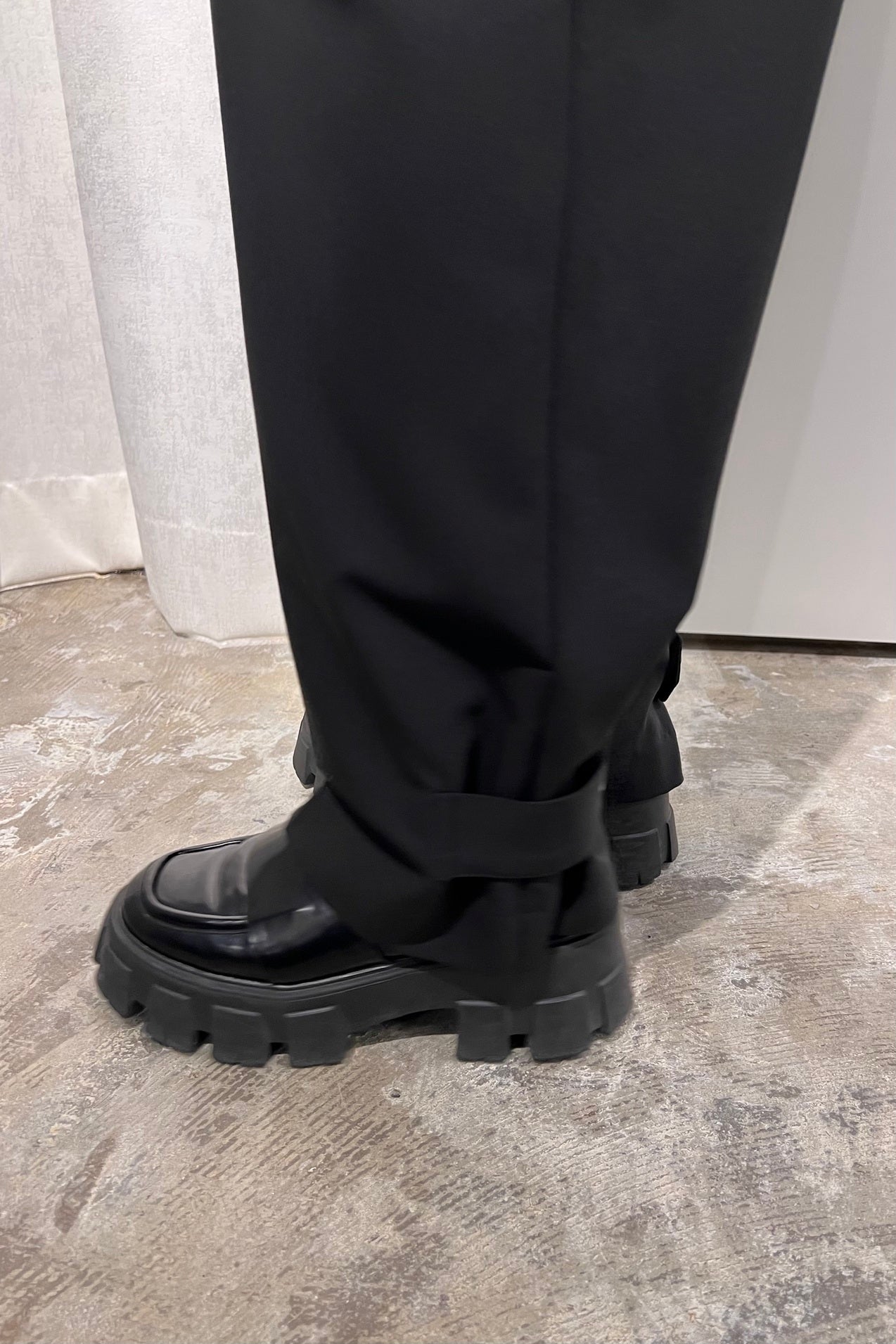 ダブルウエストパンツ