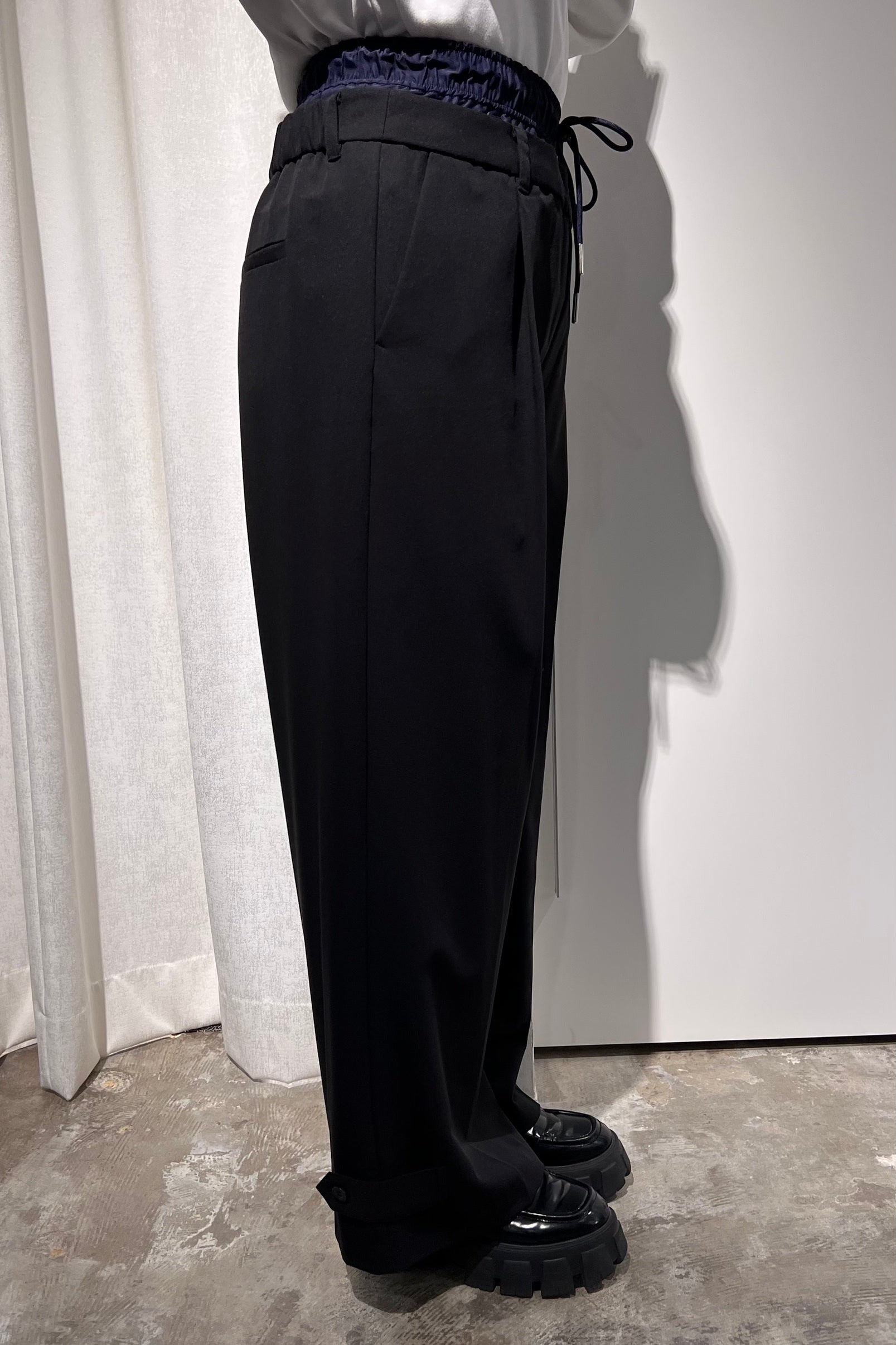 ダブルウエストパンツ