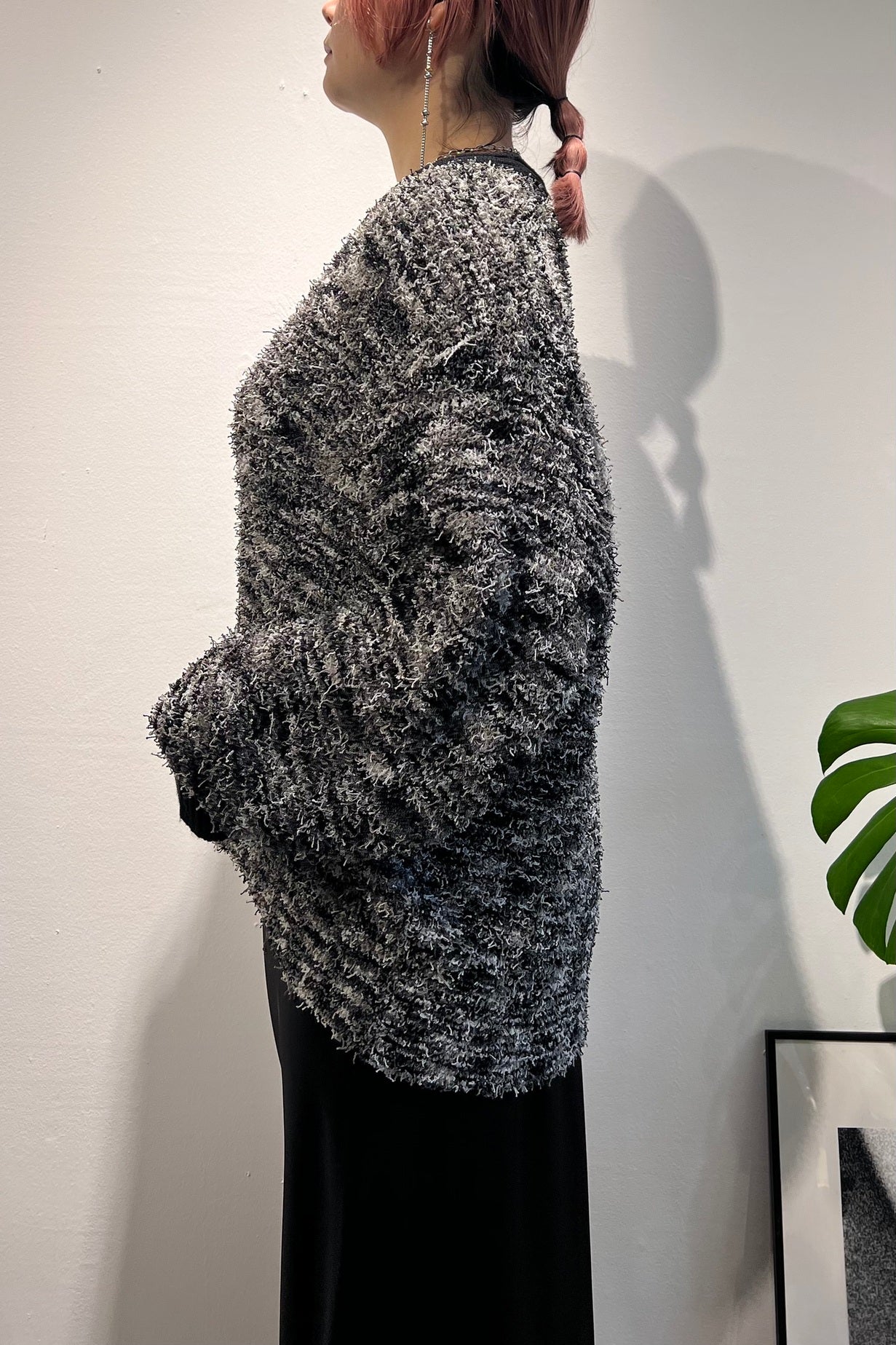 ルーズニットカーディガン