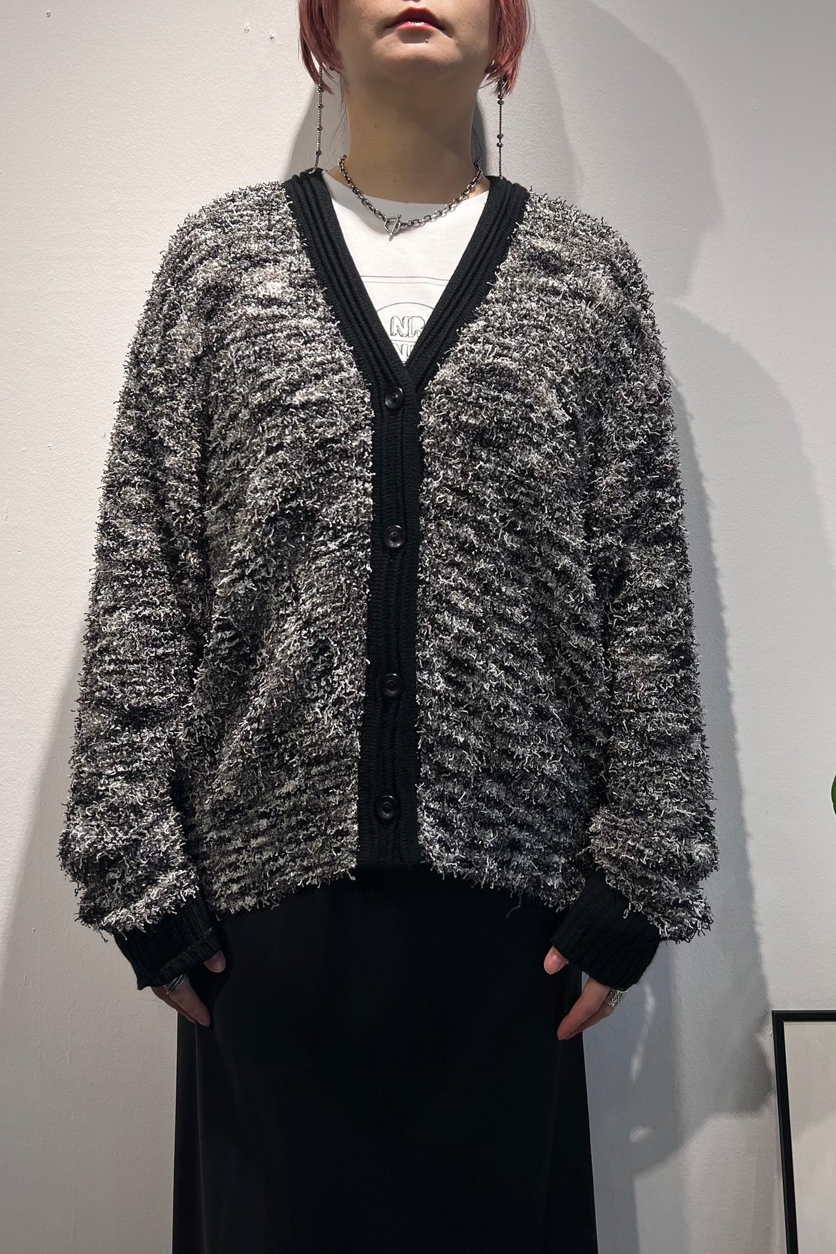 ルーズニットカーディガン