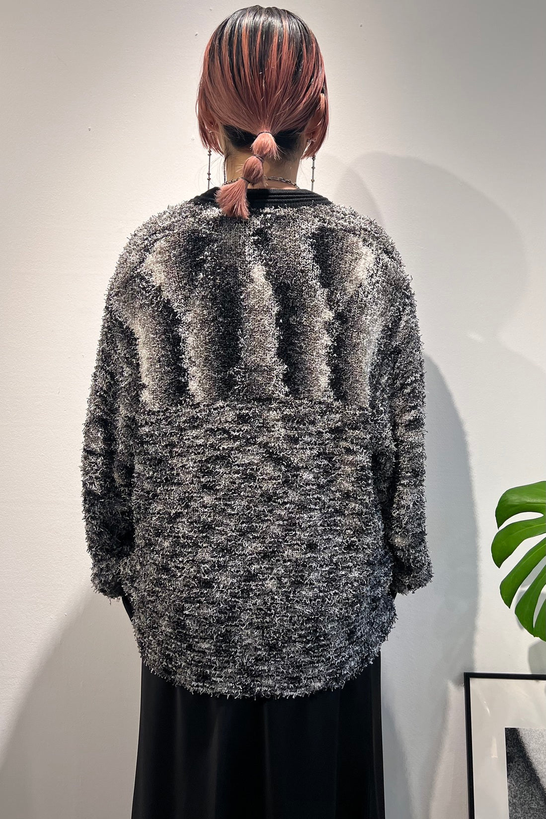 ルーズニットカーディガン