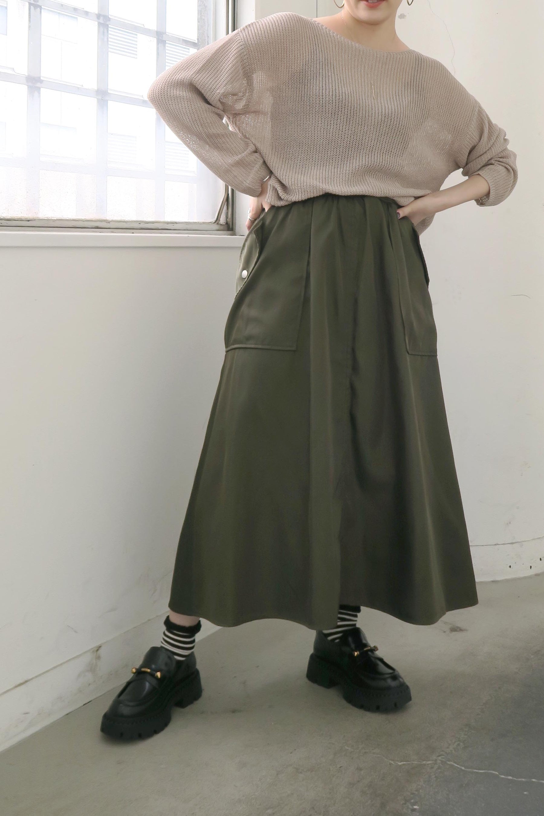 MA-1 ロング スカート カーゴ