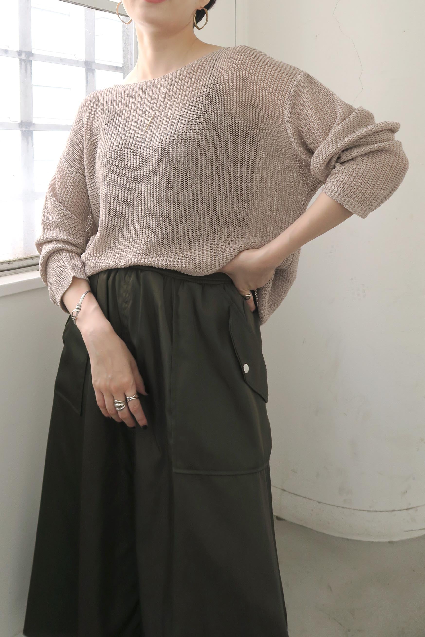 メッシュニット シアー