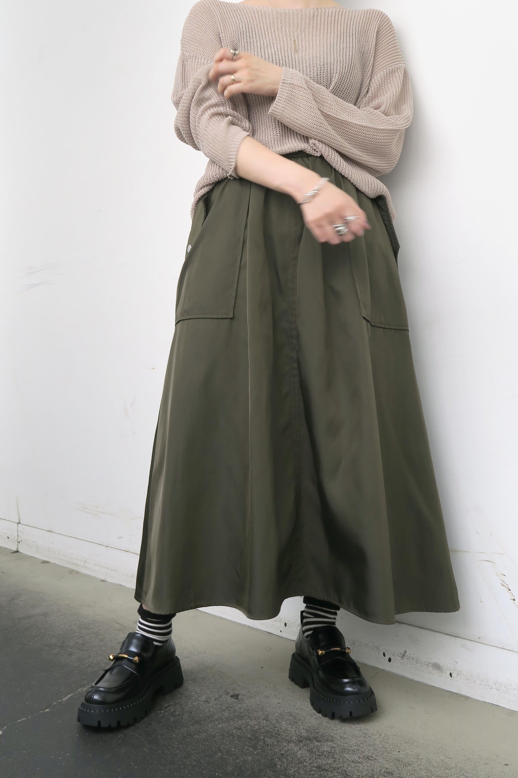MA-1 ロング スカート カーゴ