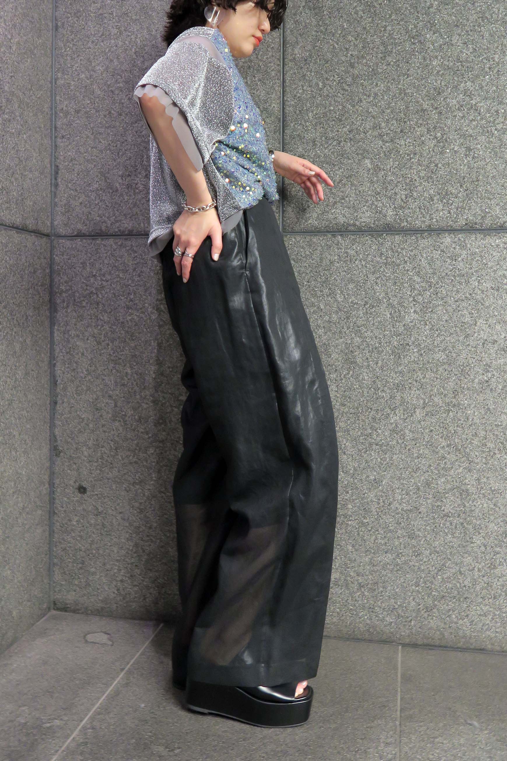 スリットレヤードパンツ