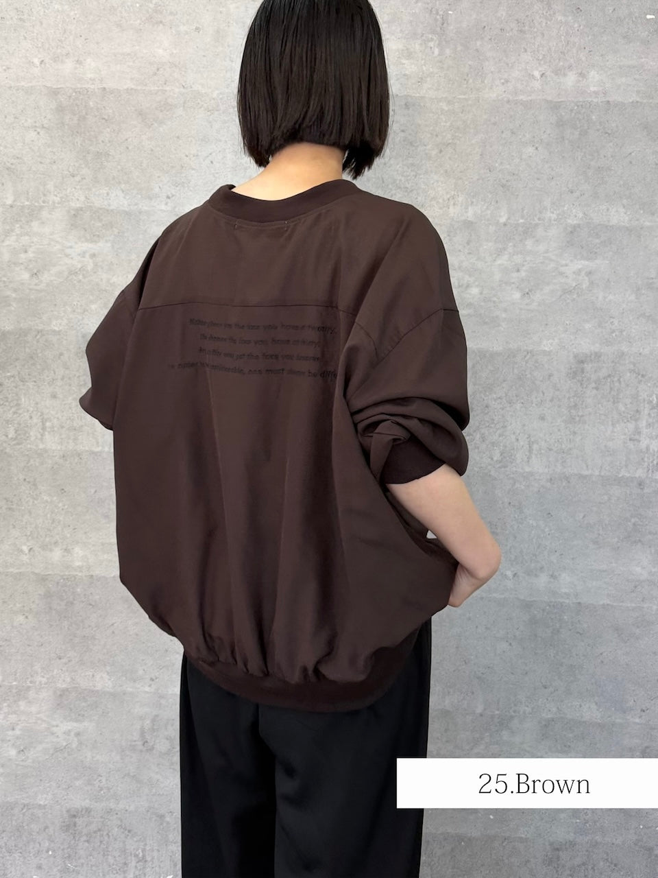Anna kerry (アンナケリー) バックロゴカーディガン85262408