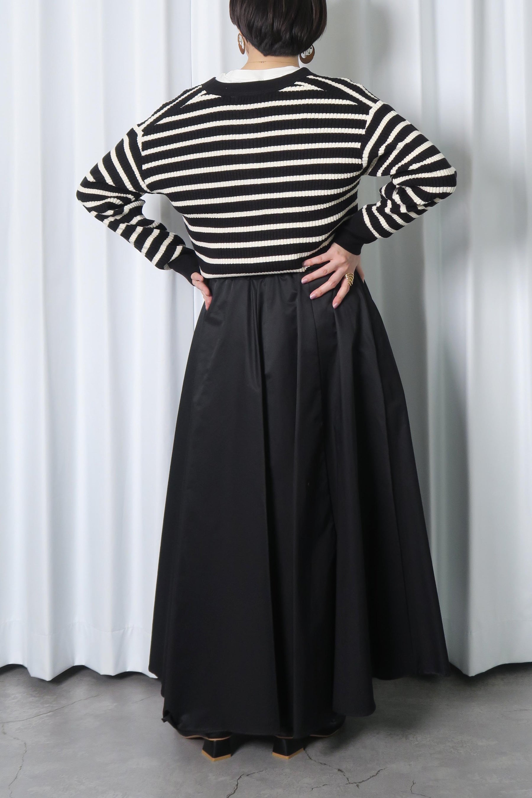 Torrazzo Donna (トラッツォ ドンナ) リブ ビジュー ニットカーディガン 6234-663