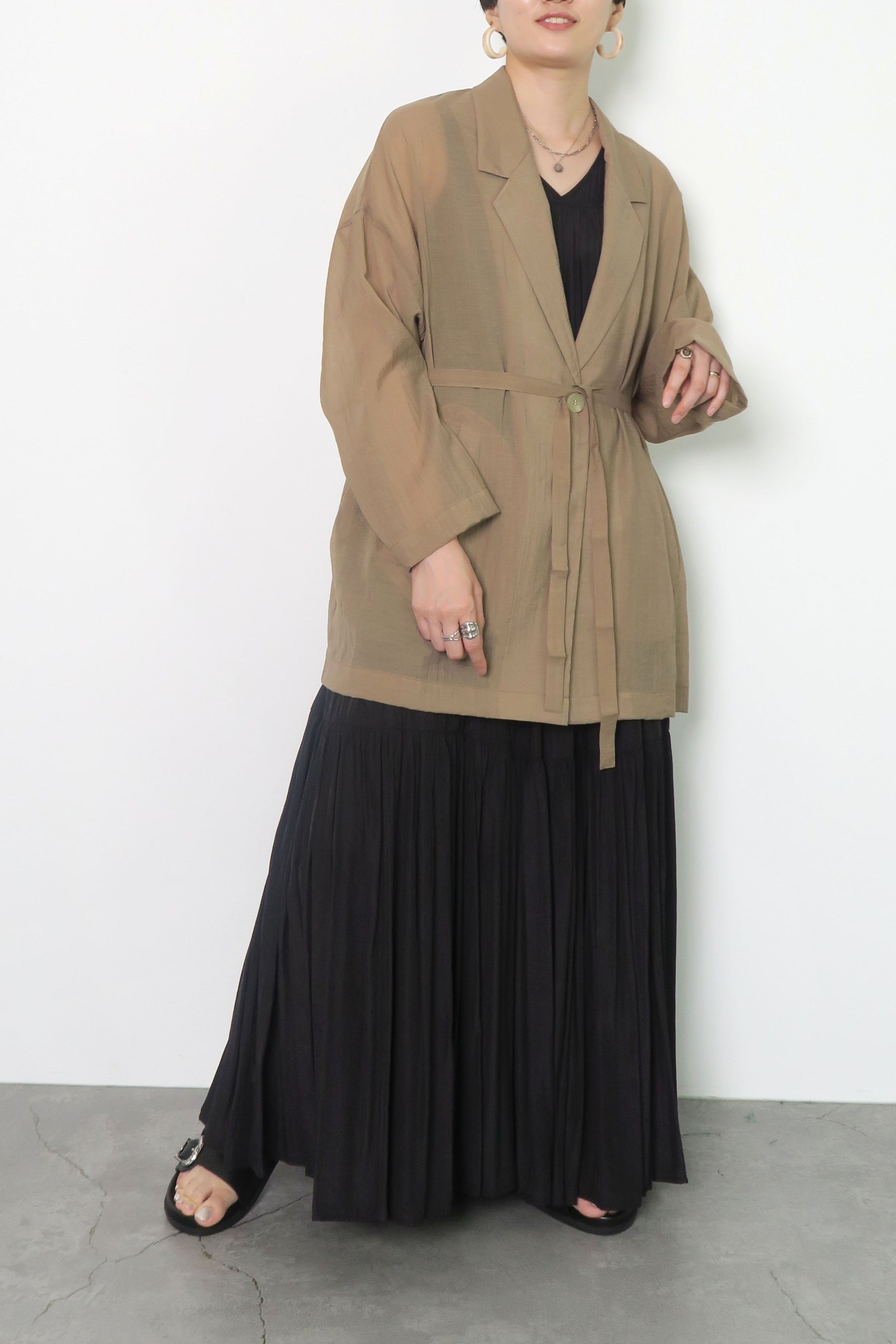 トレンド Dignite collier (ディニテ コリエ) ラフジャケット サマー ジャケット 女性 レディース 30代 40代 50代