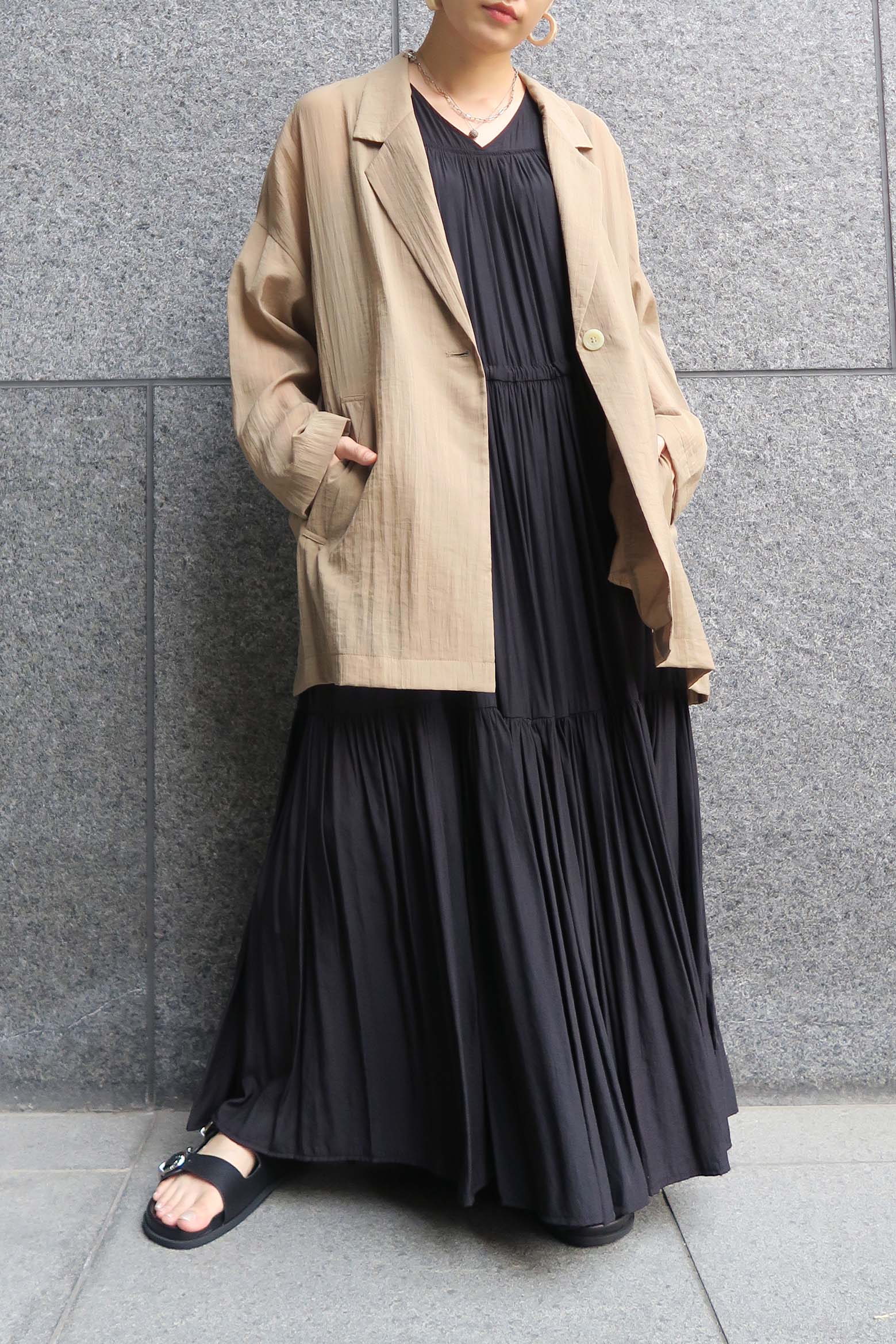 トレンド Dignite collier (ディニテ コリエ) ラフジャケット サマー ジャケット 女性 レディース 30代 40代 50代