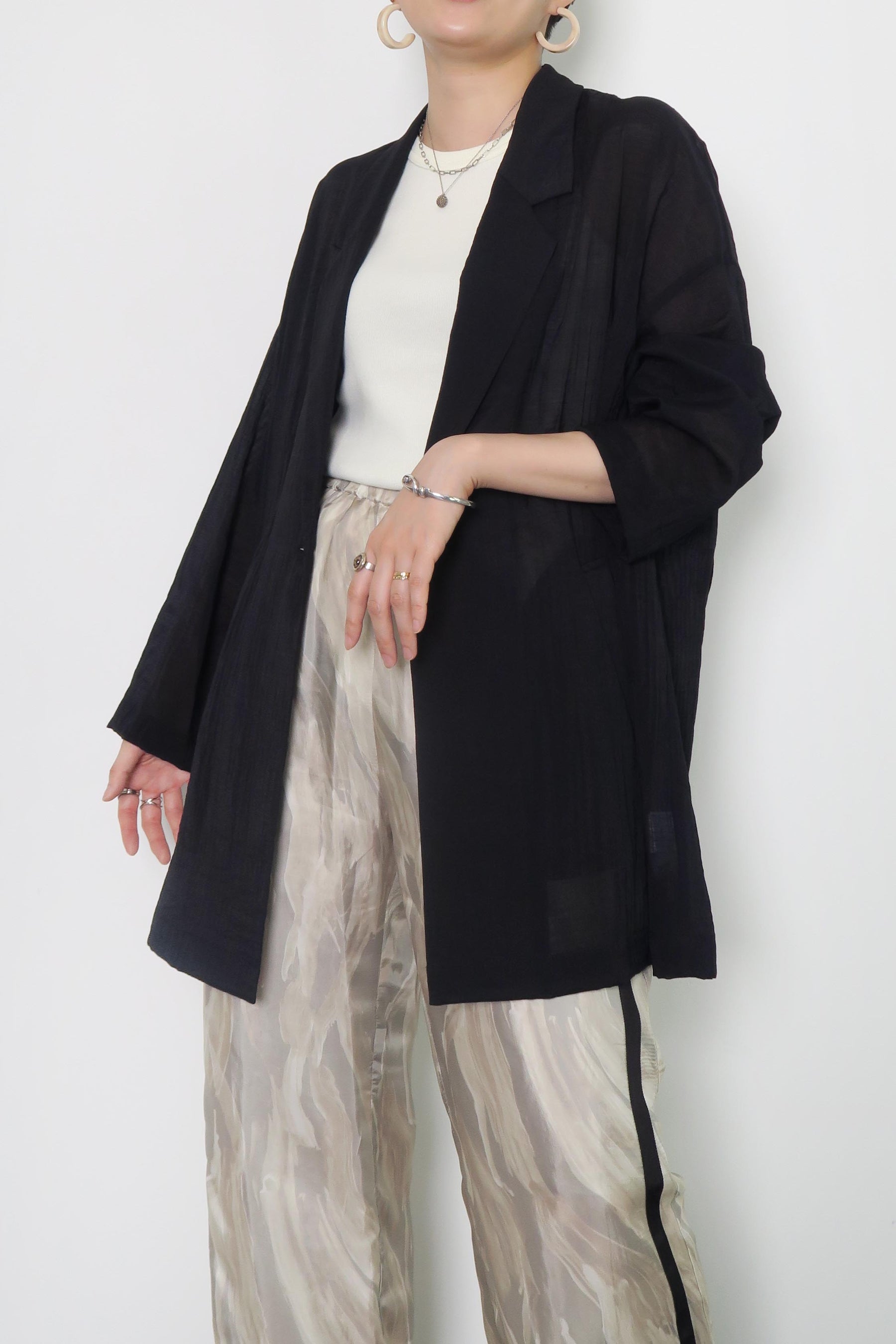 トレンド Dignite collier (ディニテ コリエ) ラフジャケット サマー ジャケット 女性 レディース 30代 40代 50代