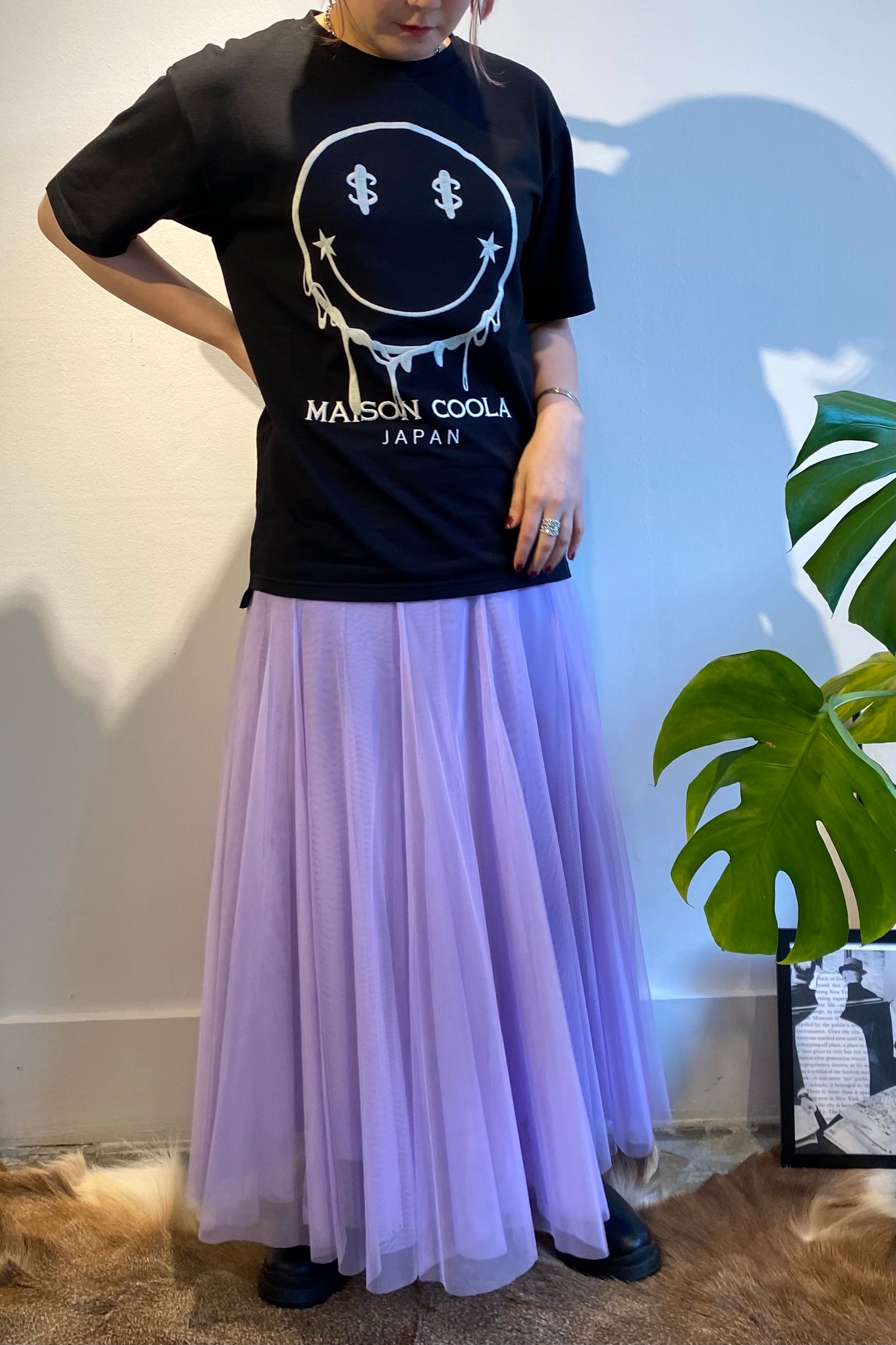 ドルフェイスエンブロイダリールーズTee
