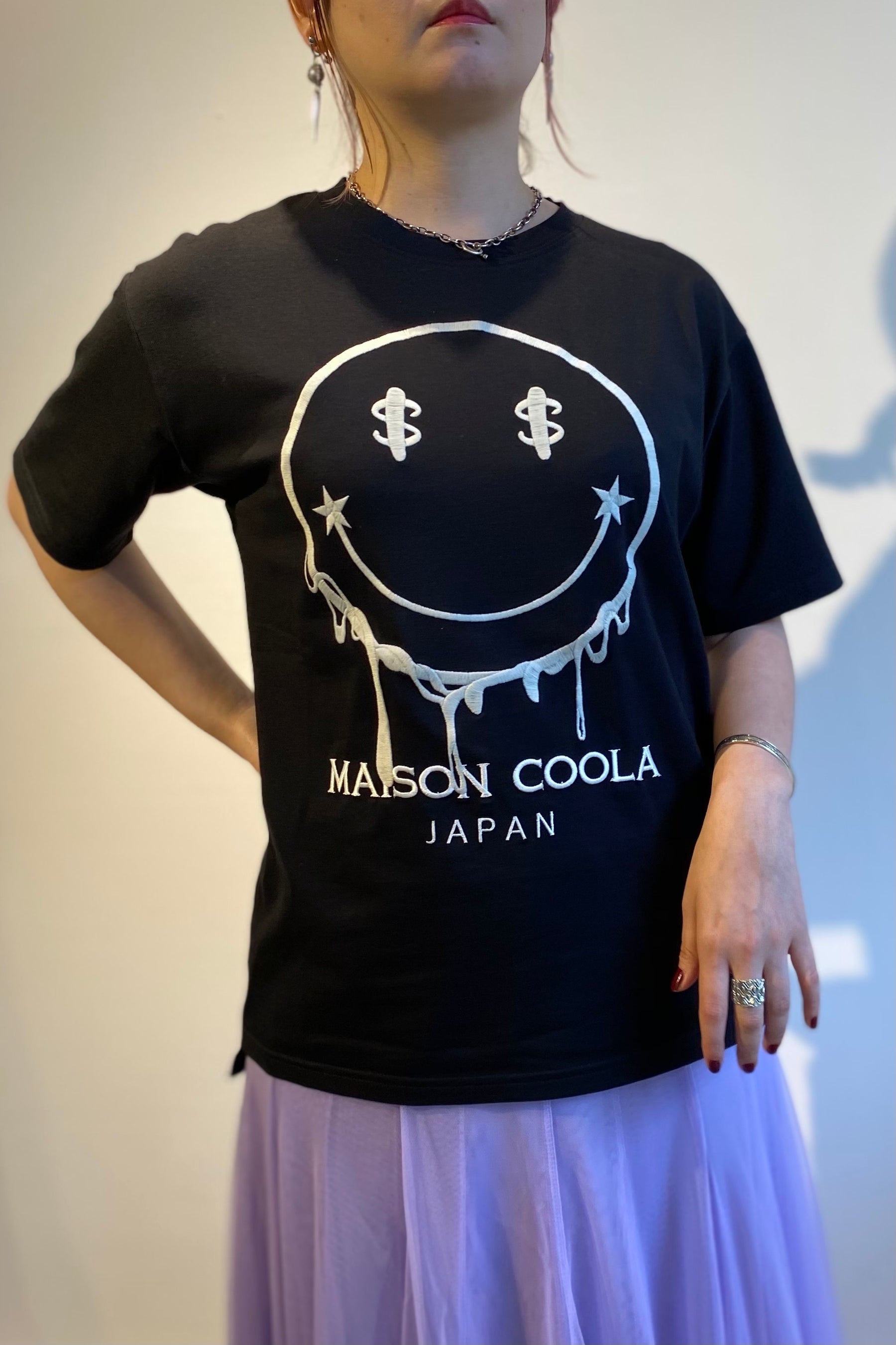 ドルフェイスエンブロイダリールーズTee