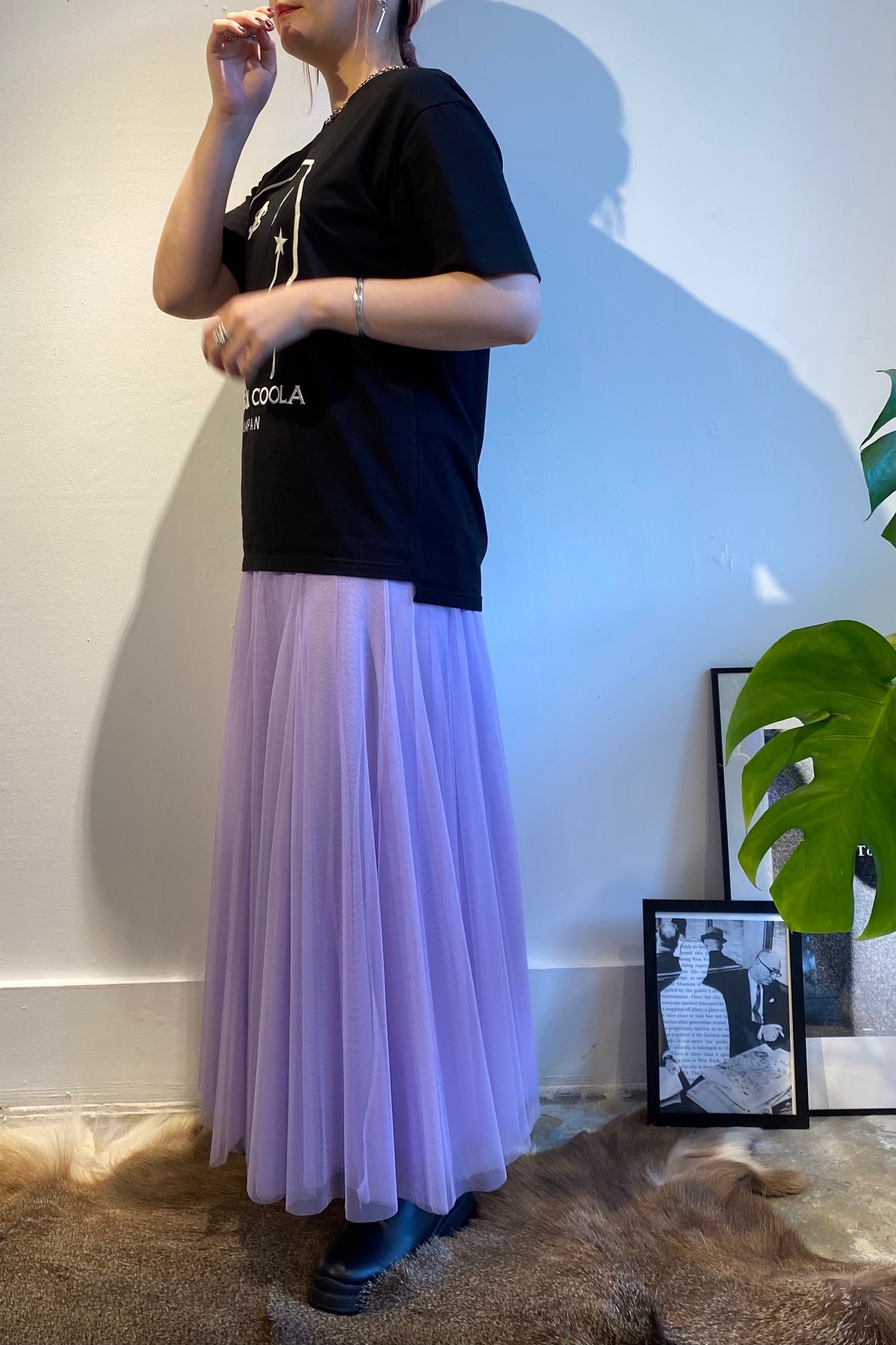 ドルフェイスエンブロイダリールーズTee