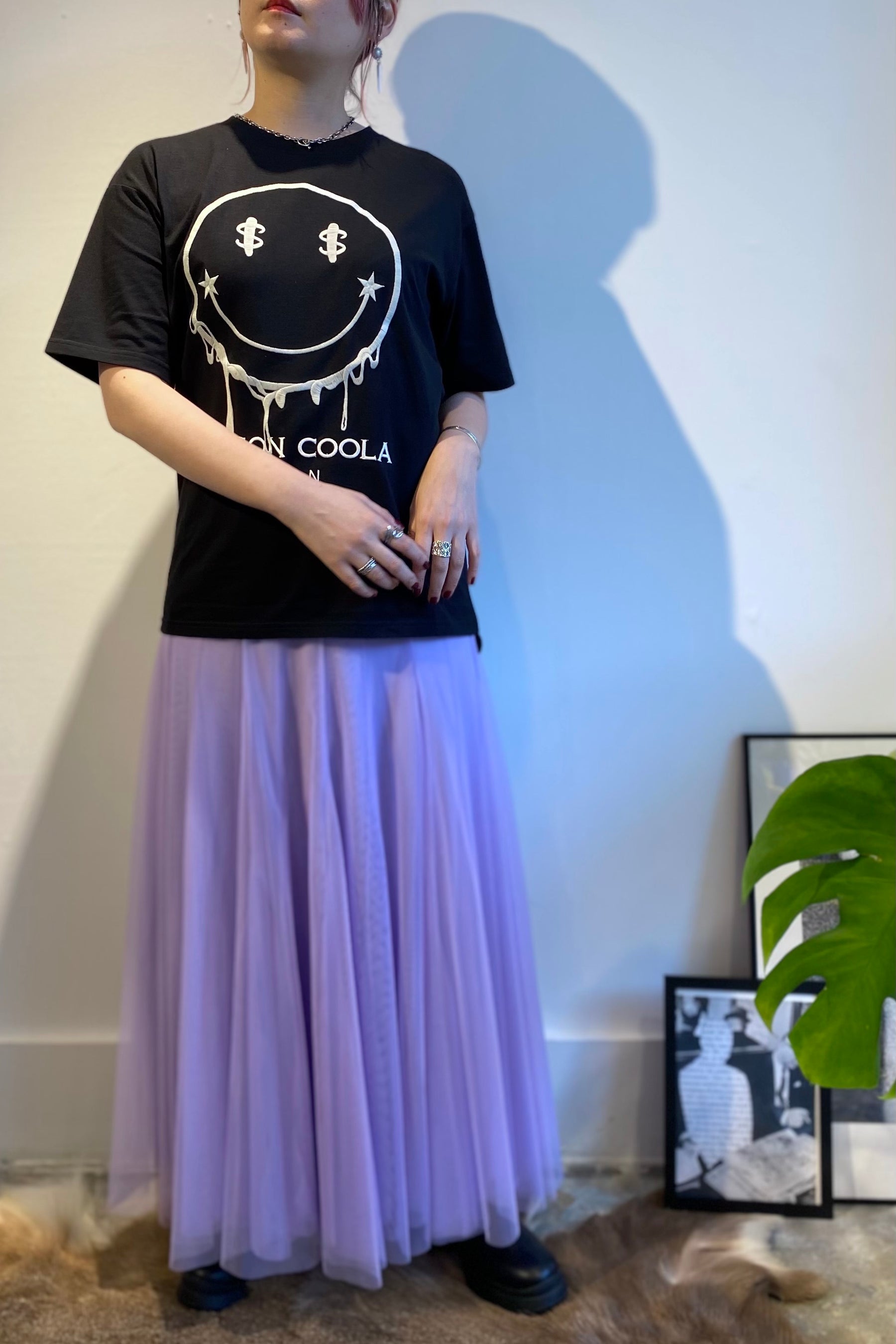 ドルフェイスエンブロイダリールーズTee
