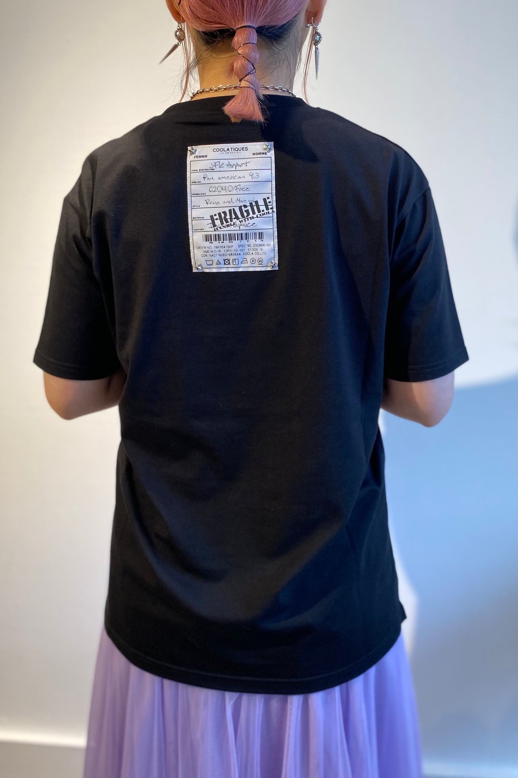 ドルフェイスエンブロイダリールーズTee