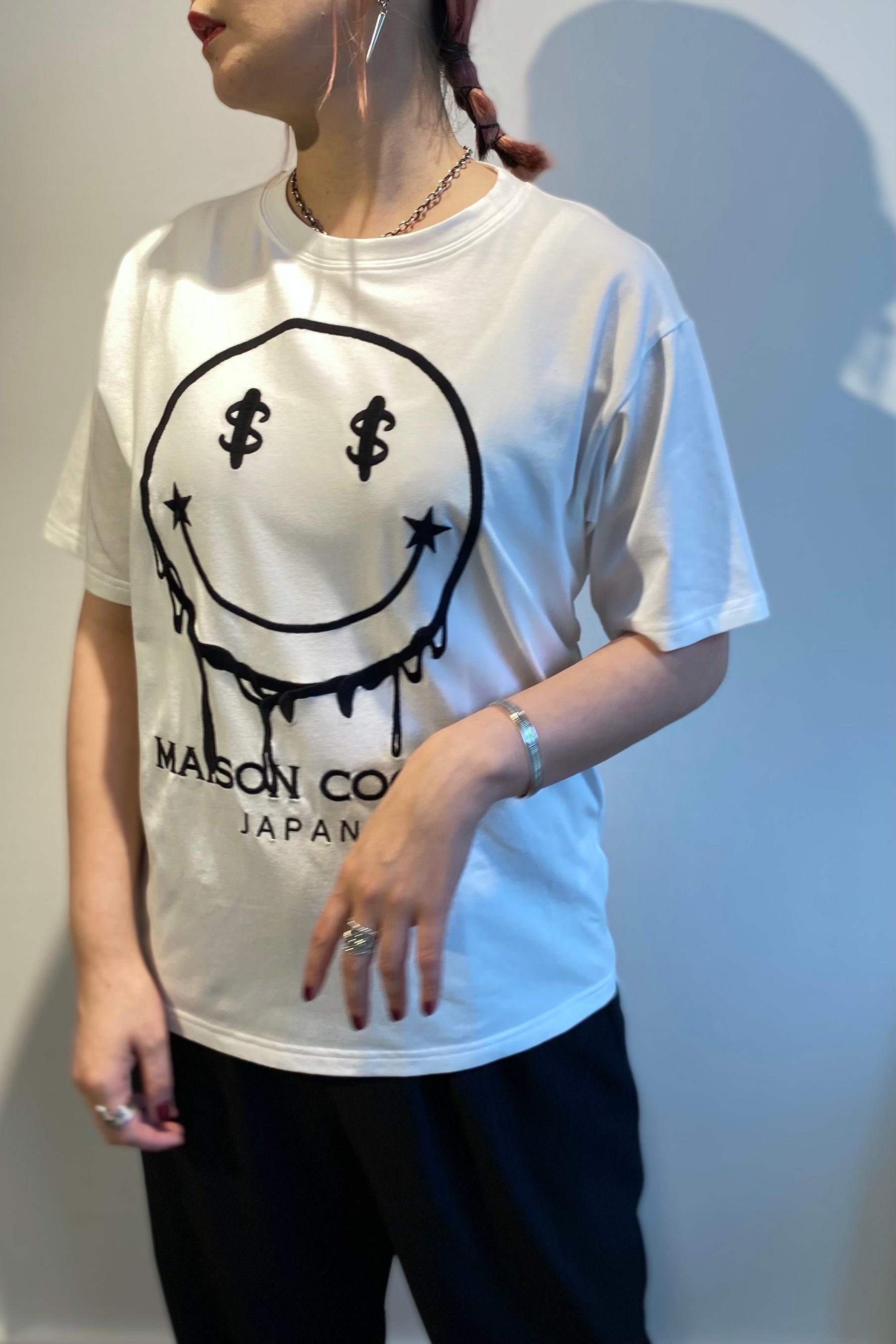 ドルフェイスエンブロイダリールーズTee