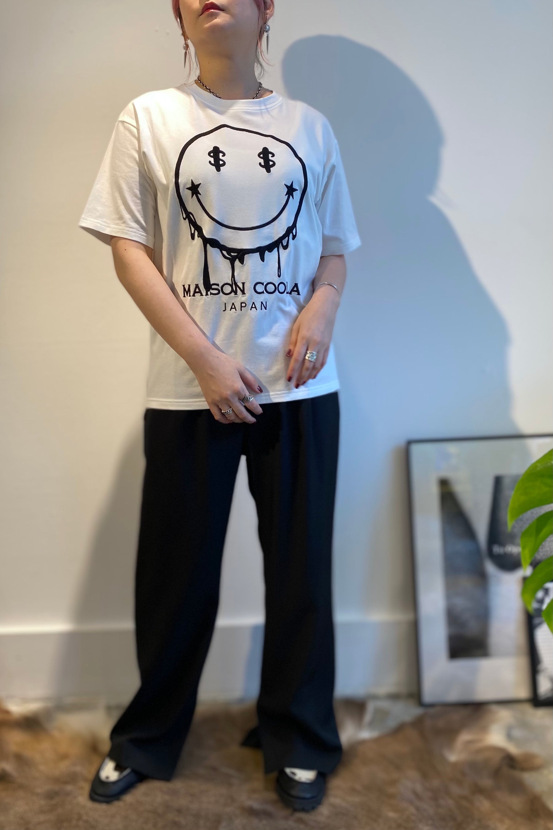 ドルフェイスエンブロイダリールーズTee