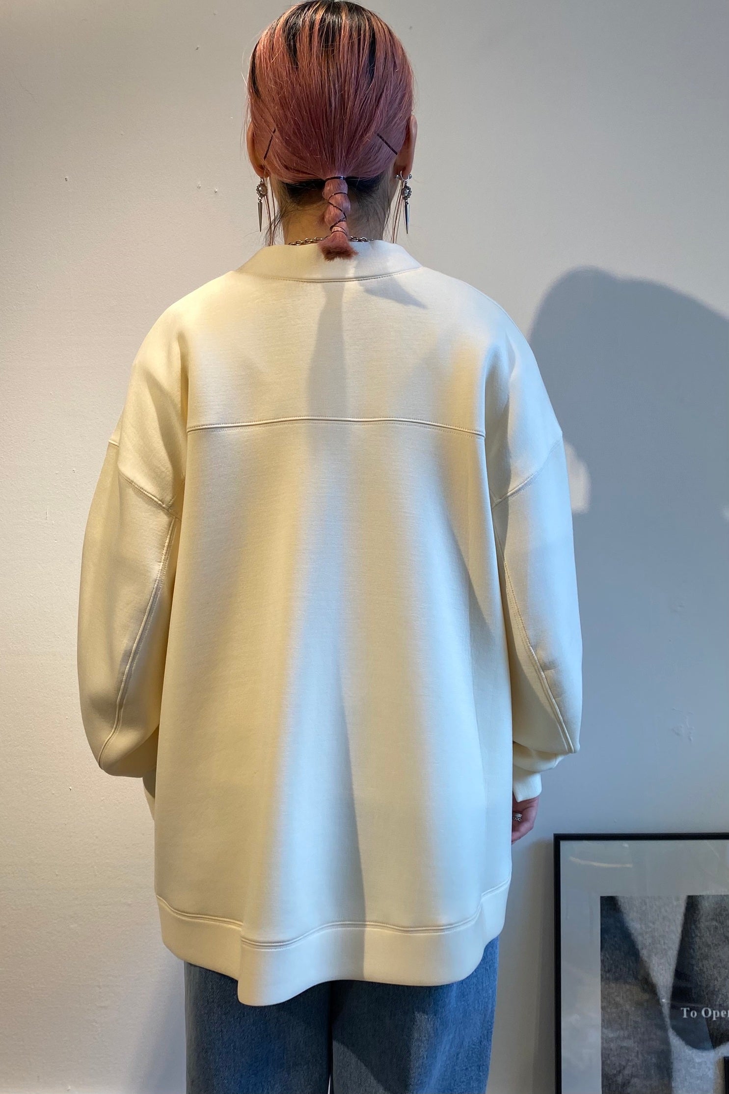 スポンディッシュジャージーカーディガン