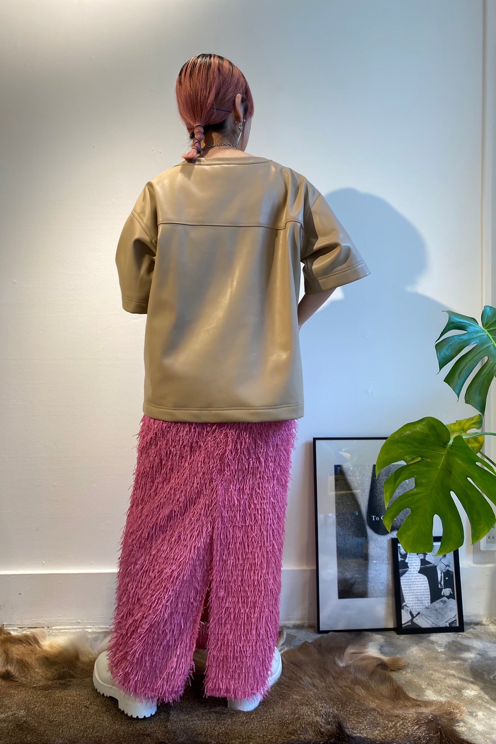 フサフサタイトスカート