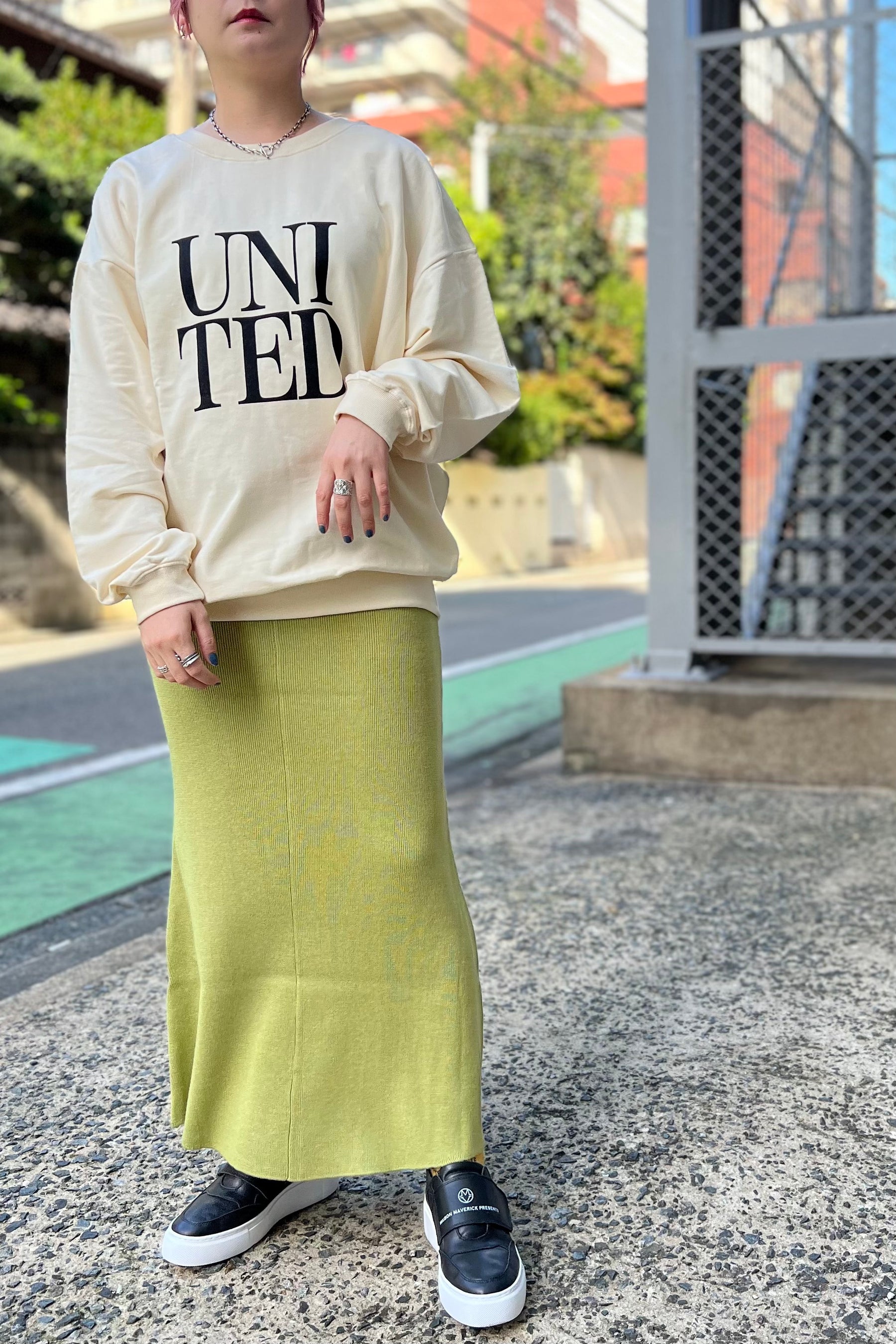 UNITEDロゴ2wayロンTee
