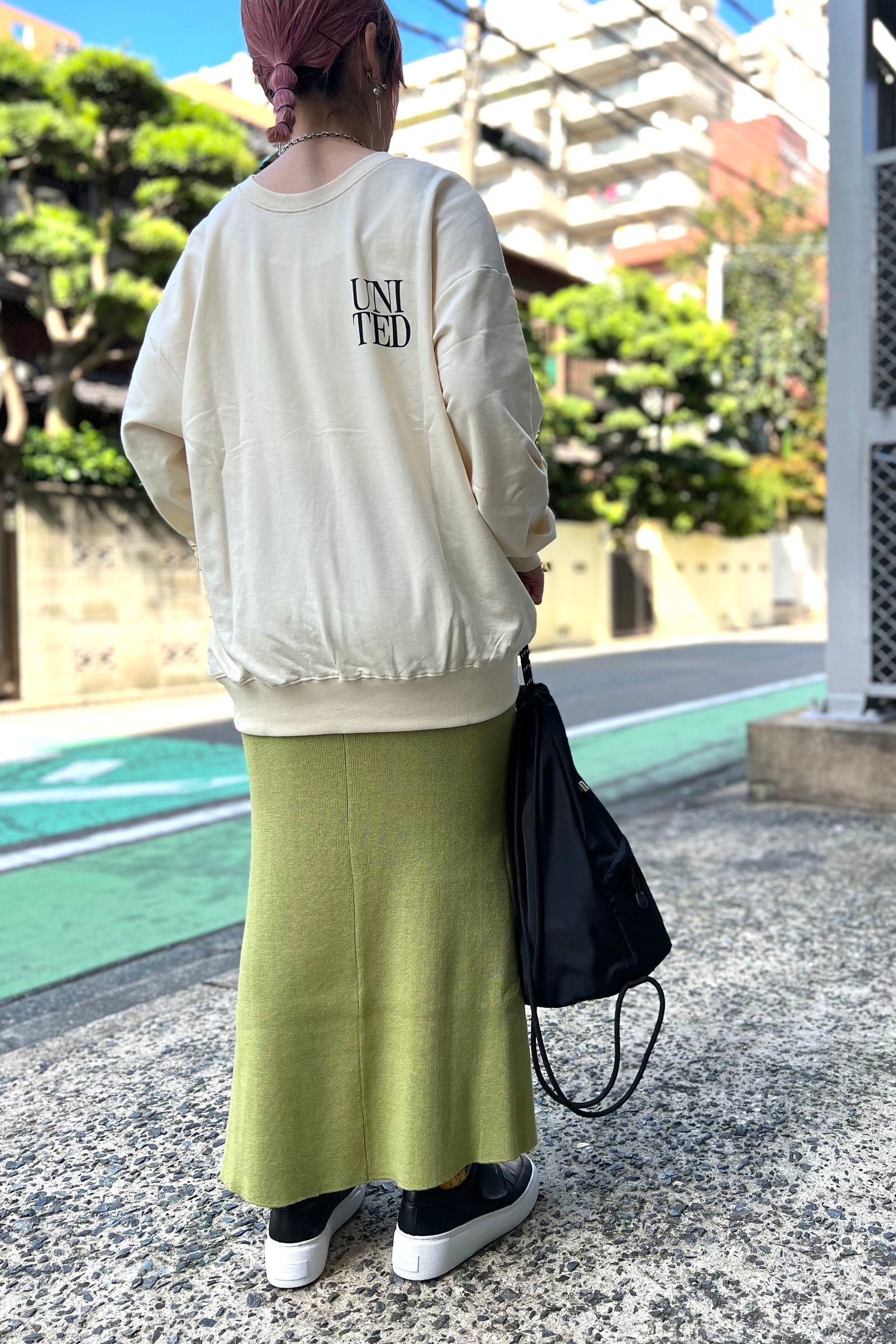 UNITEDロゴ2wayロンTee