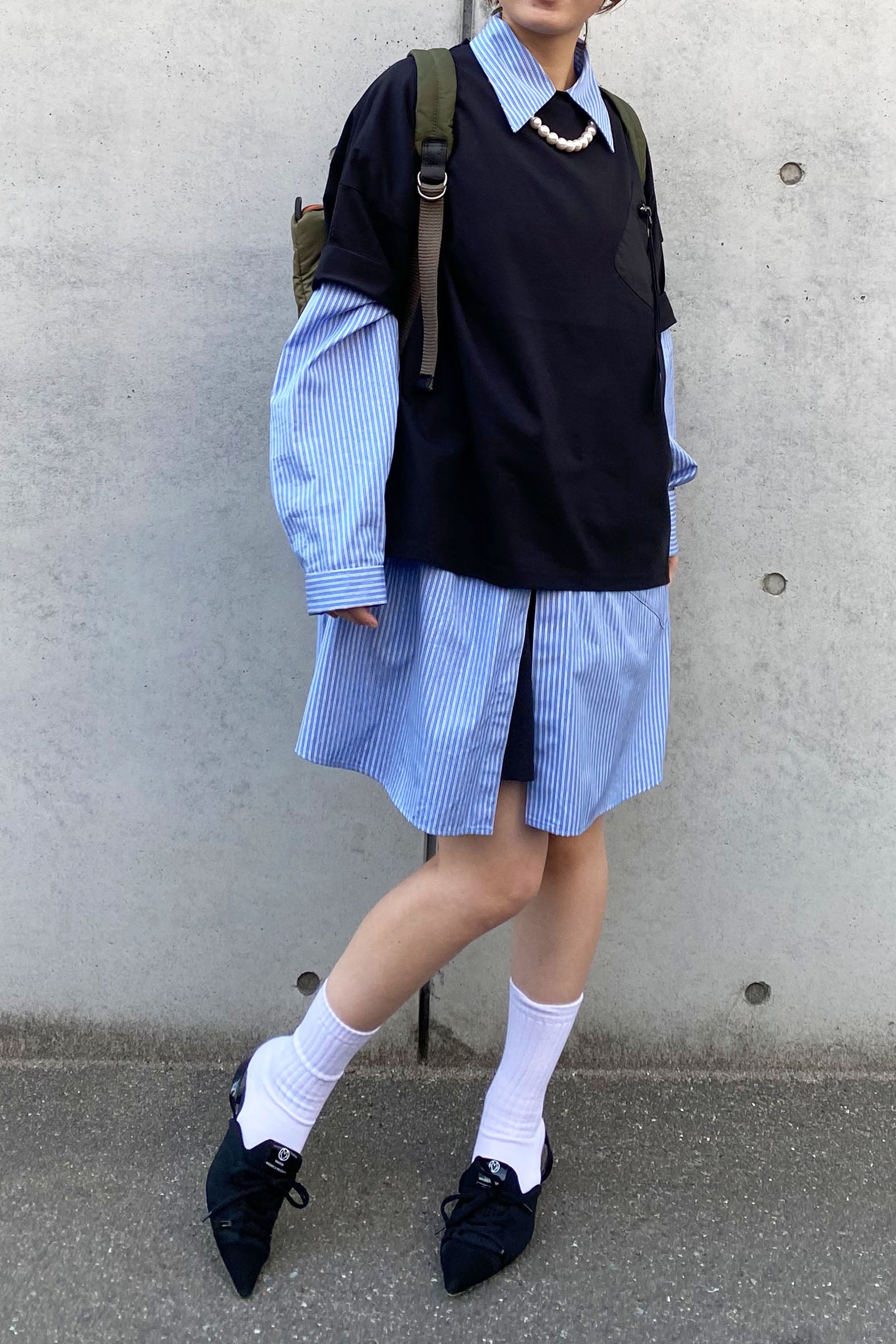 33℃ (サーティスリー) 胸ポケットTee gz504803 ブラック