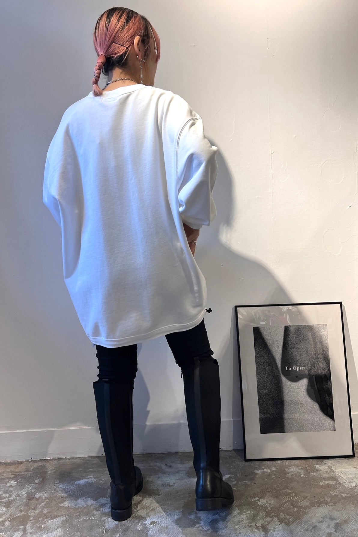 Boutique Ordinary (ブティーク オーディナリー) ランダムタイポスロゴウェット bo23-331t レディース ストリート