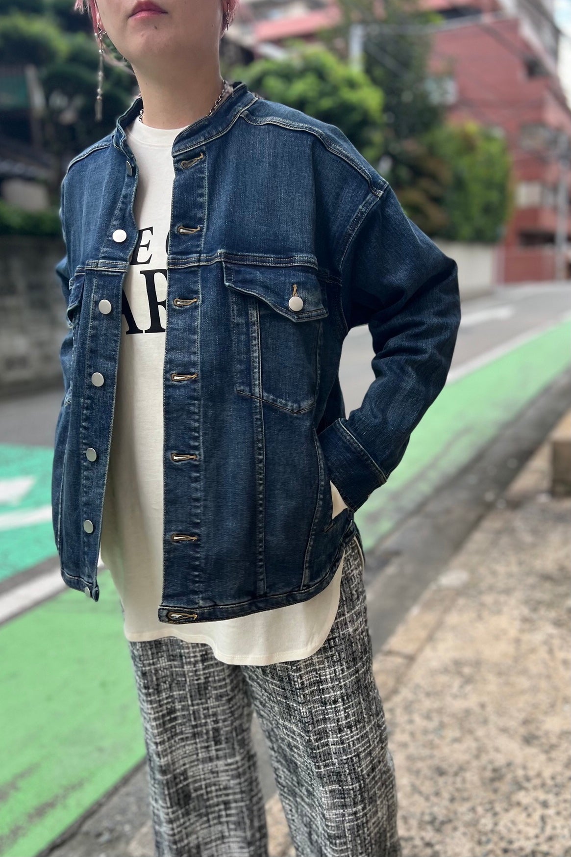 ストレッチデニムジャケット