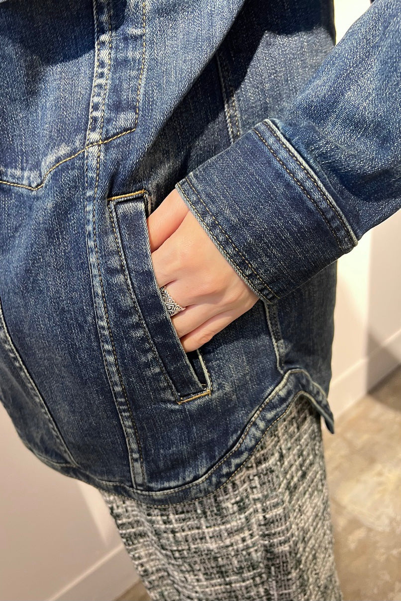 ストレッチデニムジャケット
