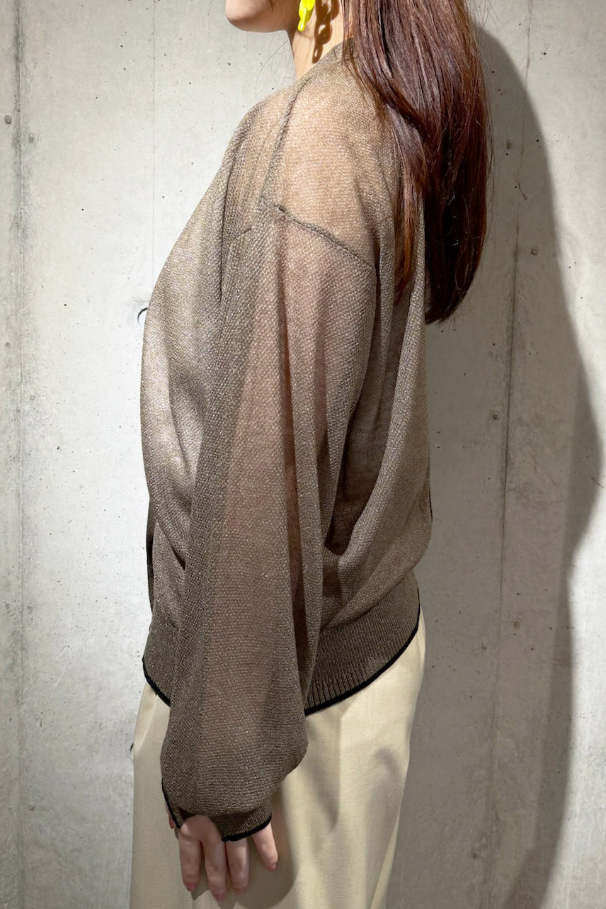 CHIGNON (シニヨン) シアーカノコカーディガン 9853-385JR モカ