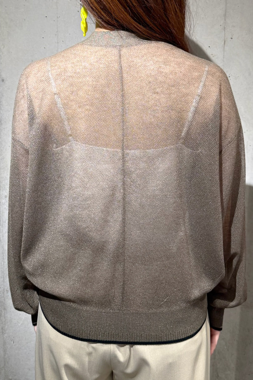 CHIGNON (シニヨン) シアーカノコカーディガン 9853-385JR モカ