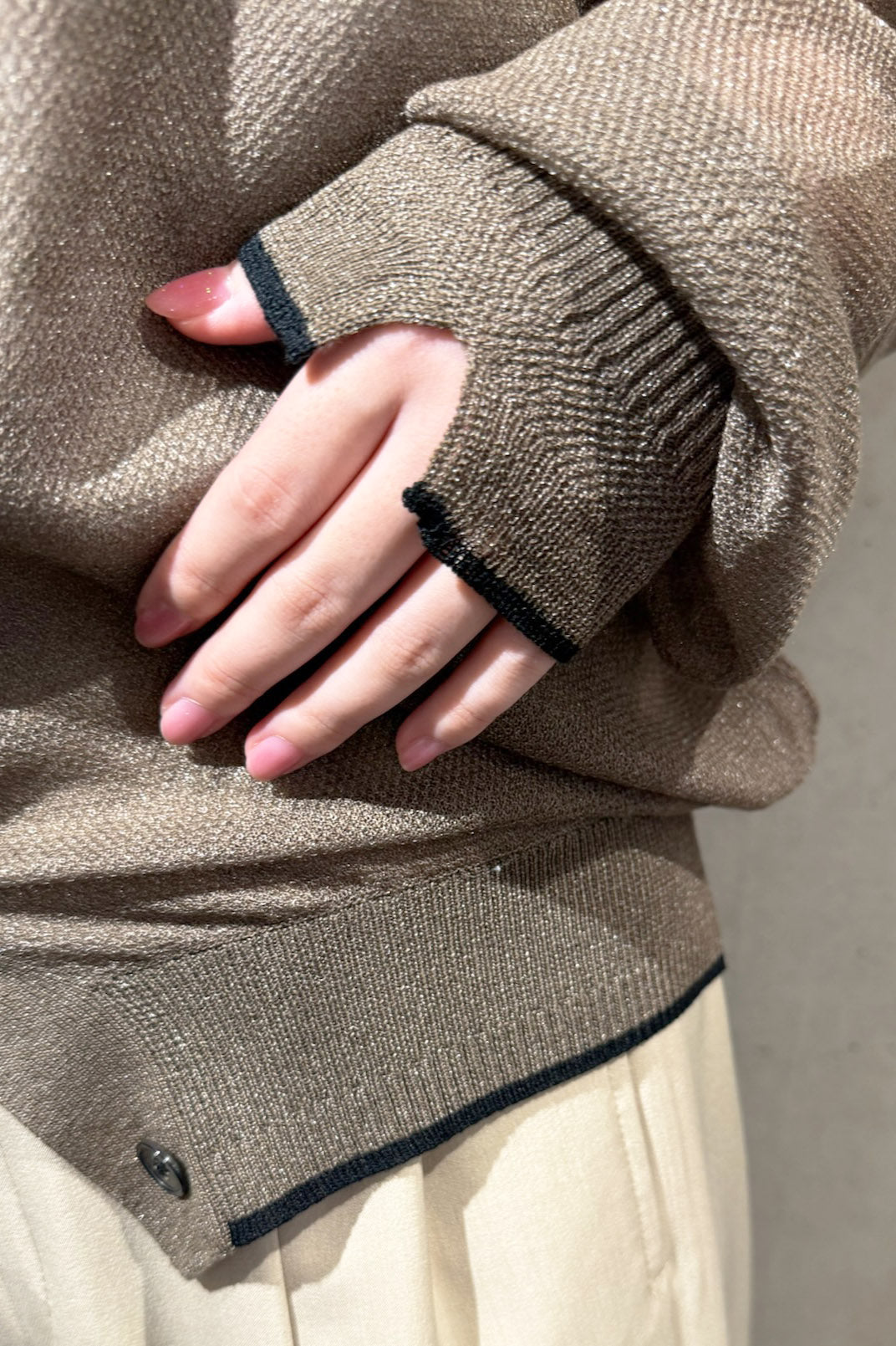 CHIGNON (シニヨン) シアーカノコカーディガン 9853-385JR モカ
